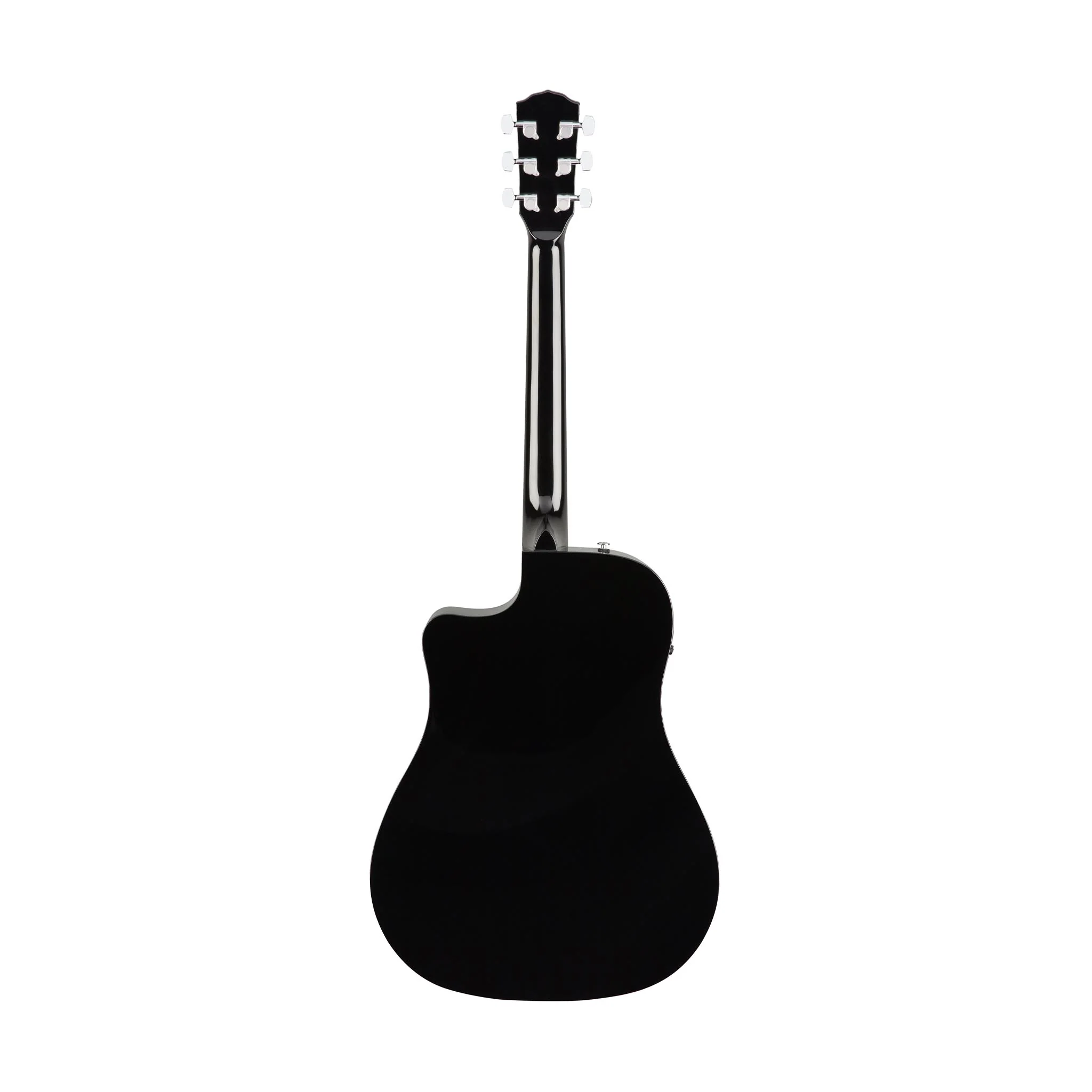 Fender CD-60SCE Dreadnought Acoustic Guitar, Walnut FB, Black - Image 2