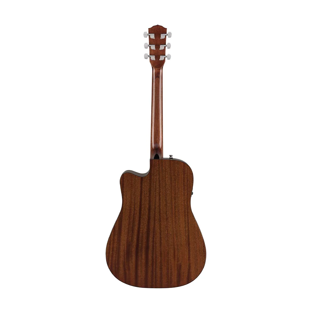 Fender CD-60SCE Dreadnought Acoustic Guitar, Walnut FB, Natural - Image 2
