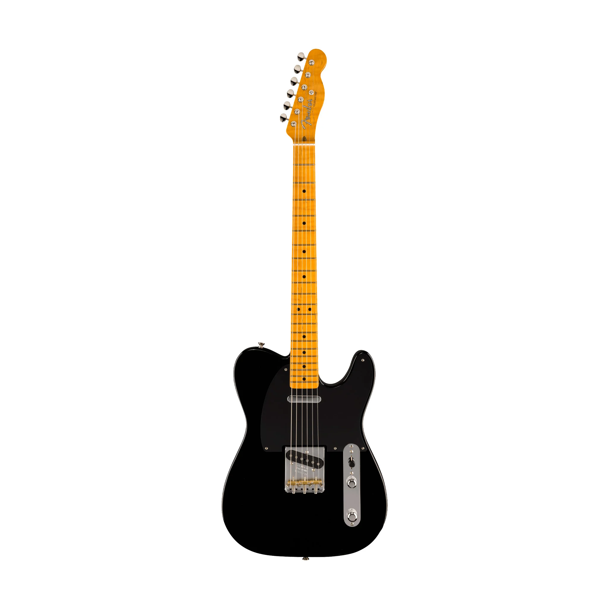 Fender FSR American Vintage II 51 Telecaster Electric Guitar, Maple FB, Black