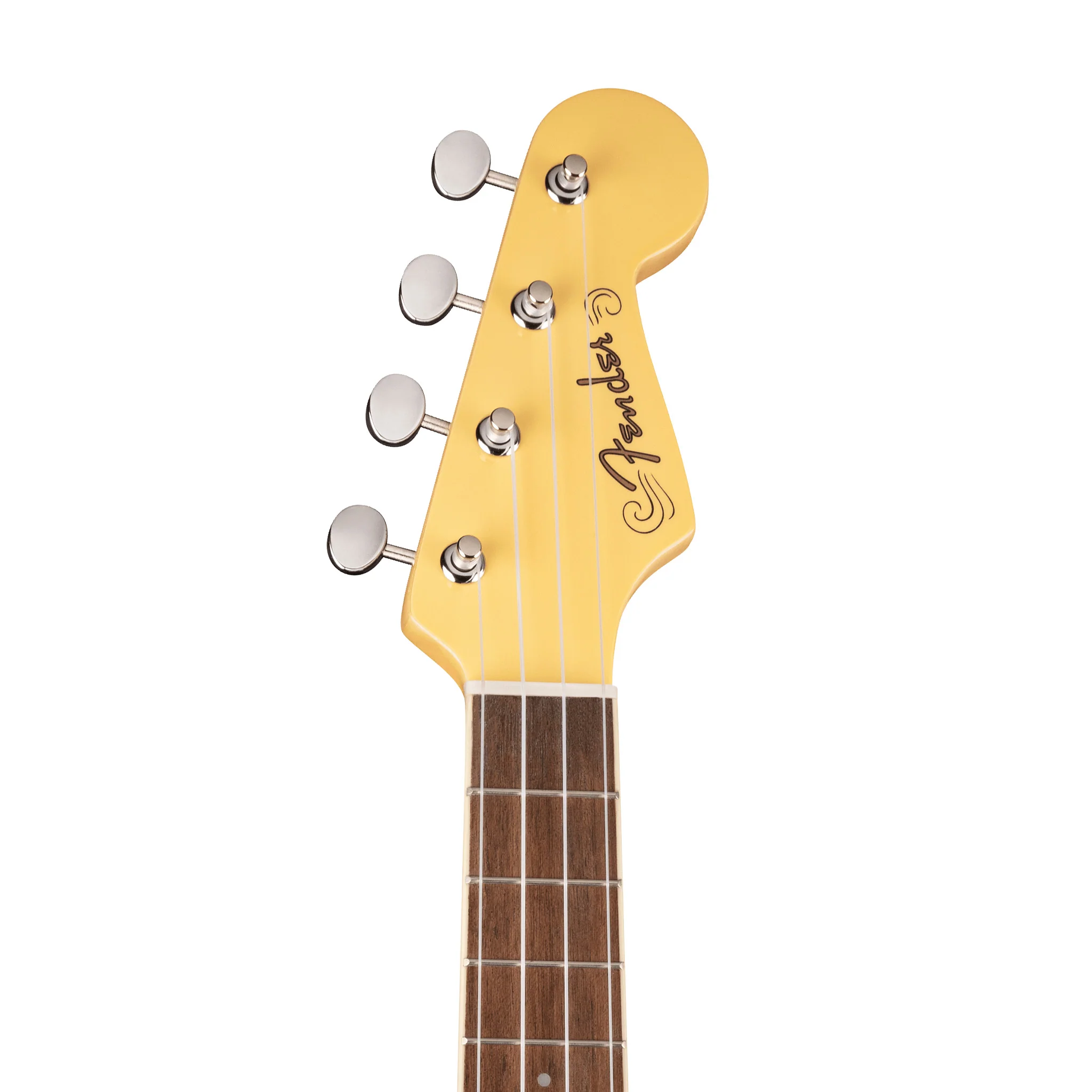 Fender FSR Fullerton Jazzmaster Ukulele, Vintage White - Image 6
