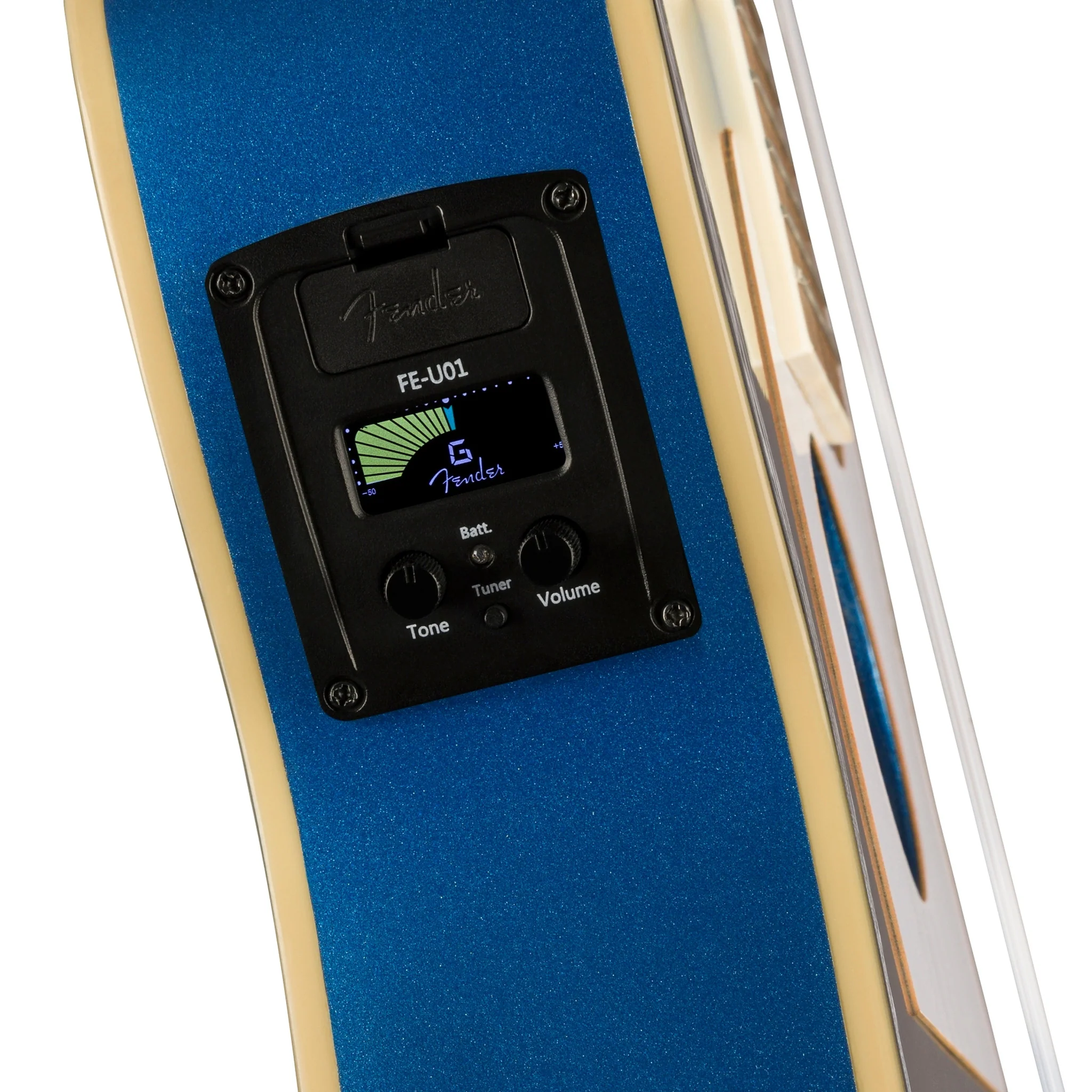 Fender Fullerton Telecaster Ukulele, Lake Placid Blue - Image 9