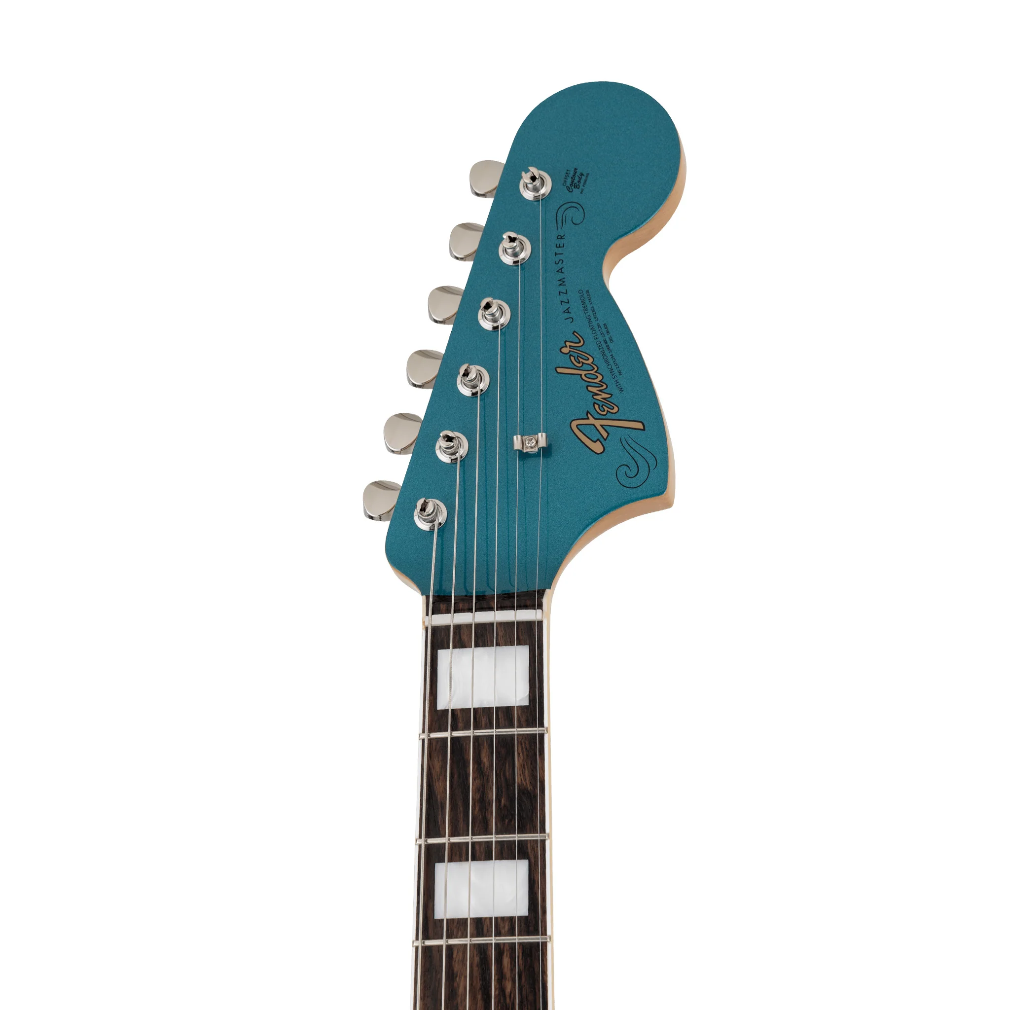 Fender Japan Traditional Late 60s Jazzmaster Electric Guitar, RW FB, Ocean Turquoise Metallic - Image 6