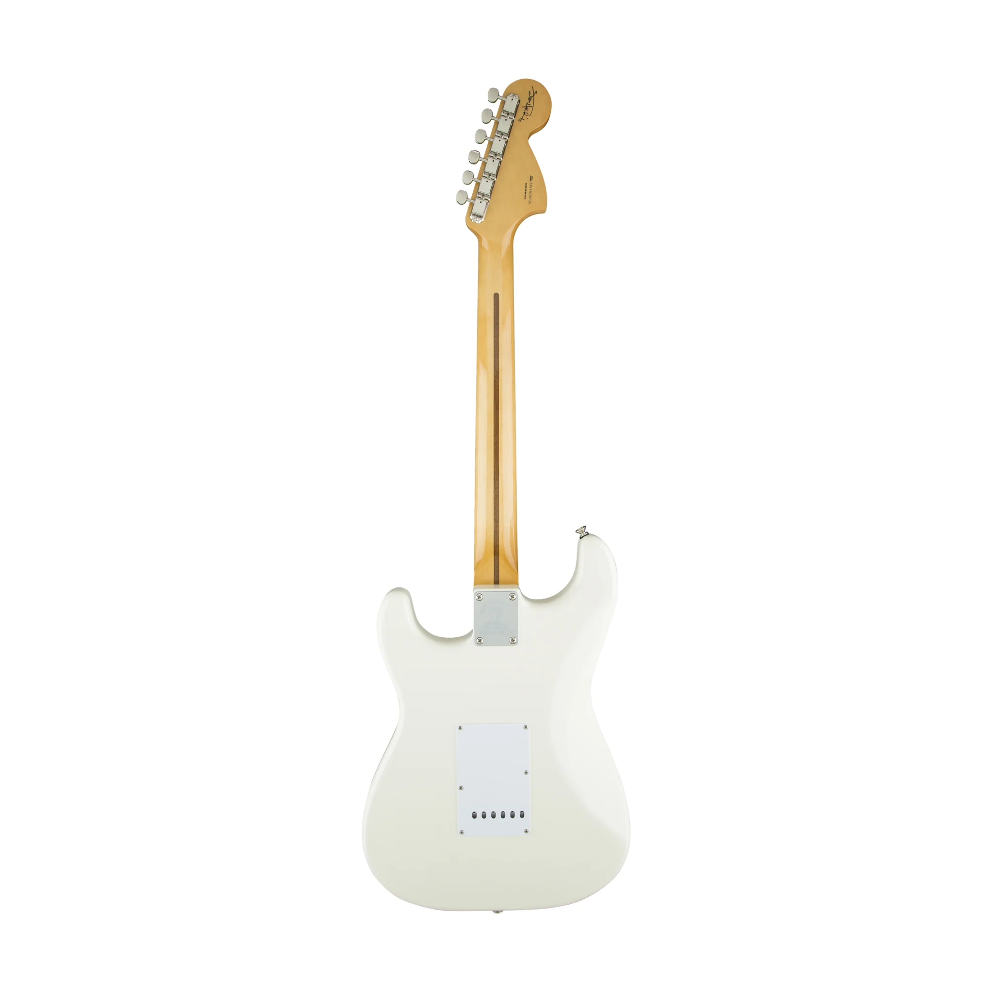 Fender Jimi Hendrix Stratocaster Electric Guitar, Maple FB, Olympic White - Image 2