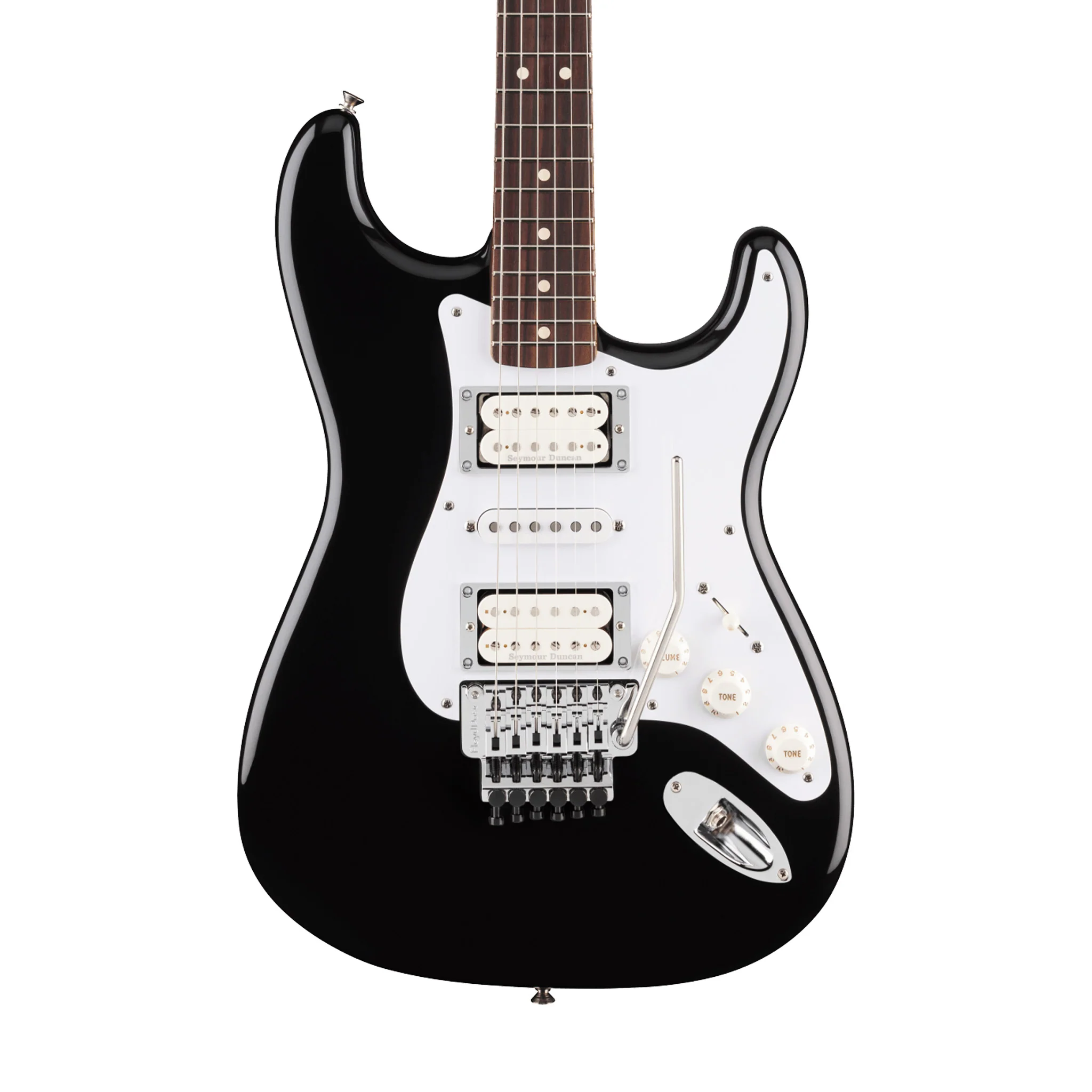 Fender Limited Edition 50th Anniversary Dave Murray Stratocaster Electric Guitar, RW FB, Black - Image 3