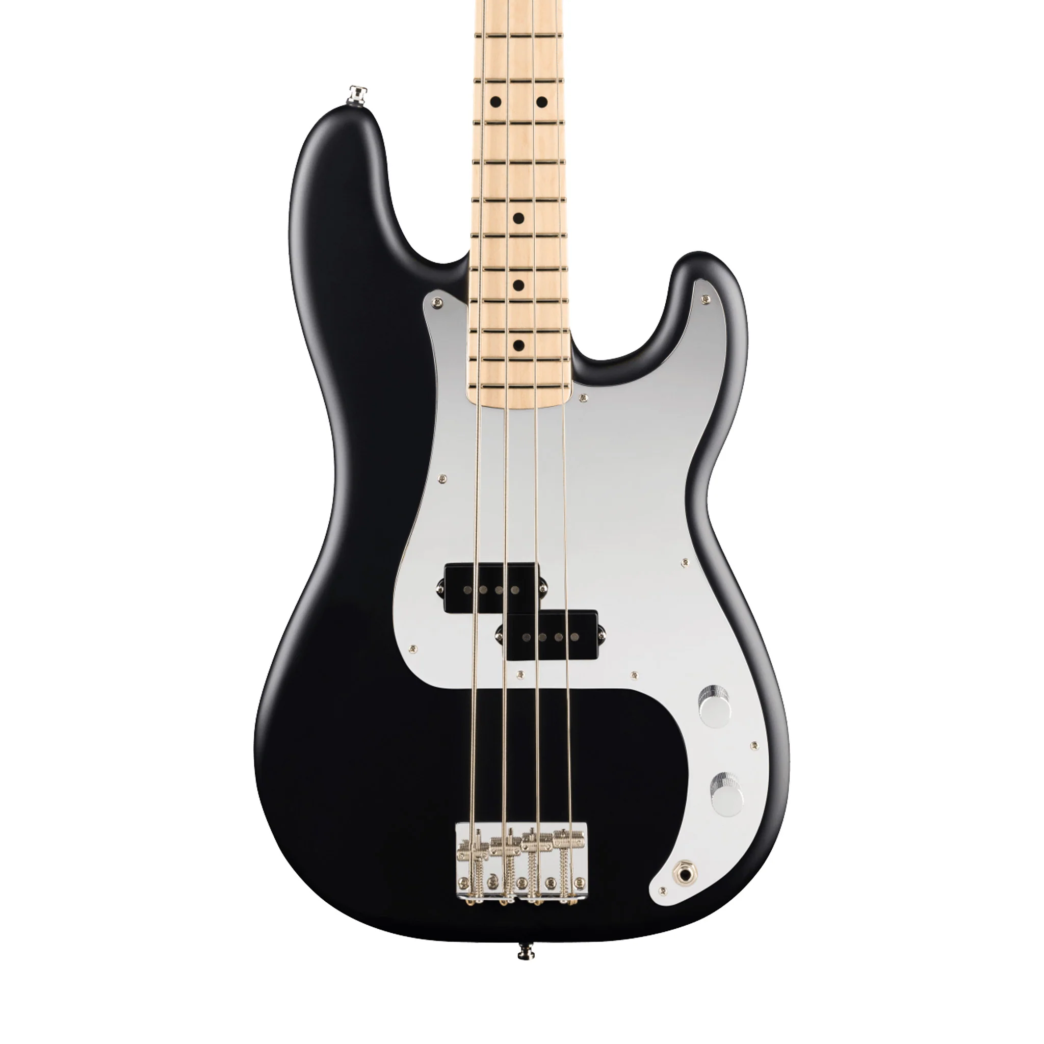 Fender Limited Edition 50th Anniversary Steve Harris Precision Bass Guitar, Maple FB, Satin Black - Image 3