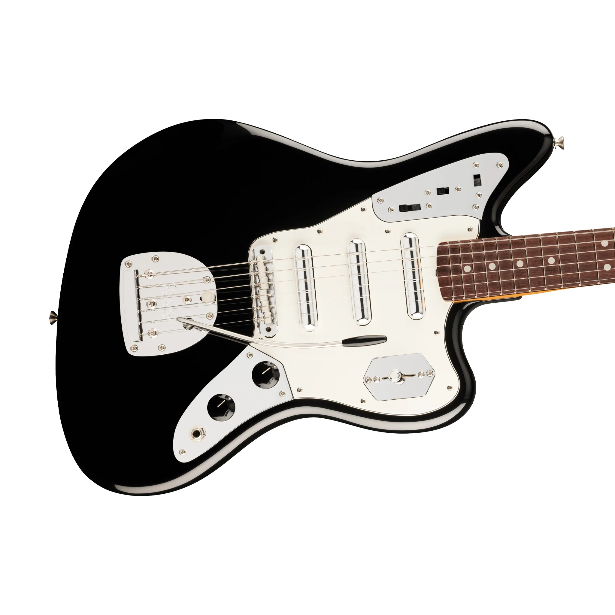 Fender Limited Edition Johnny Marr Special Jaguar Electric Guitar, RW FB, Black - Image 5
