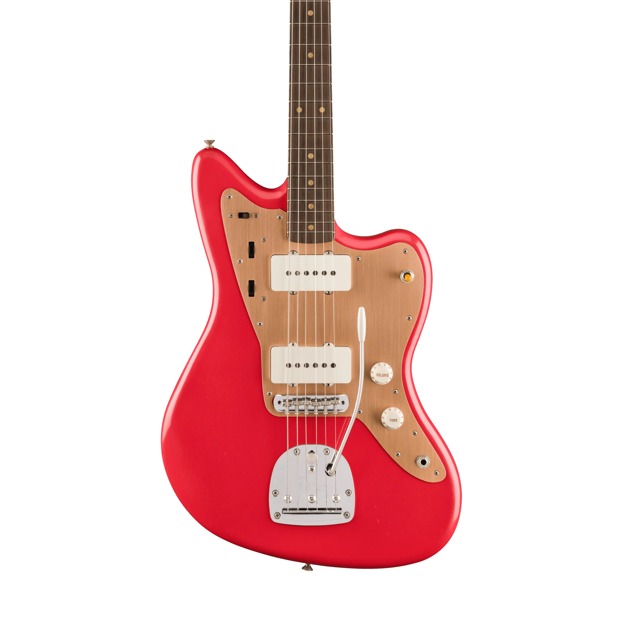Fender Limited Edition Vintera II Roadworn 50s Jazzmaster Electric Guitar, RW FB, Fiesta Red - Image 3