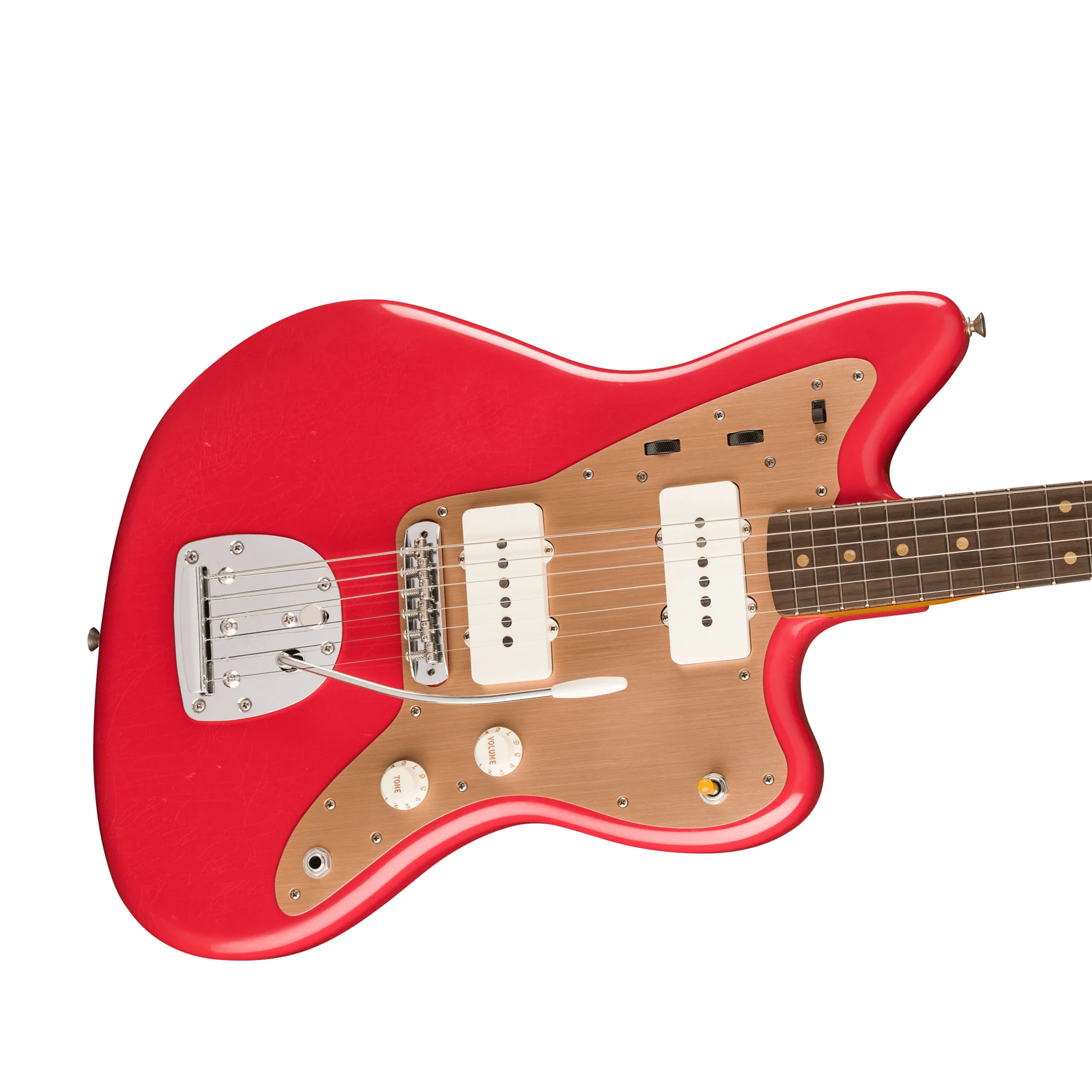 Fender Limited Edition Vintera II Roadworn 50s Jazzmaster Electric Guitar, RW FB, Fiesta Red - Image 5
