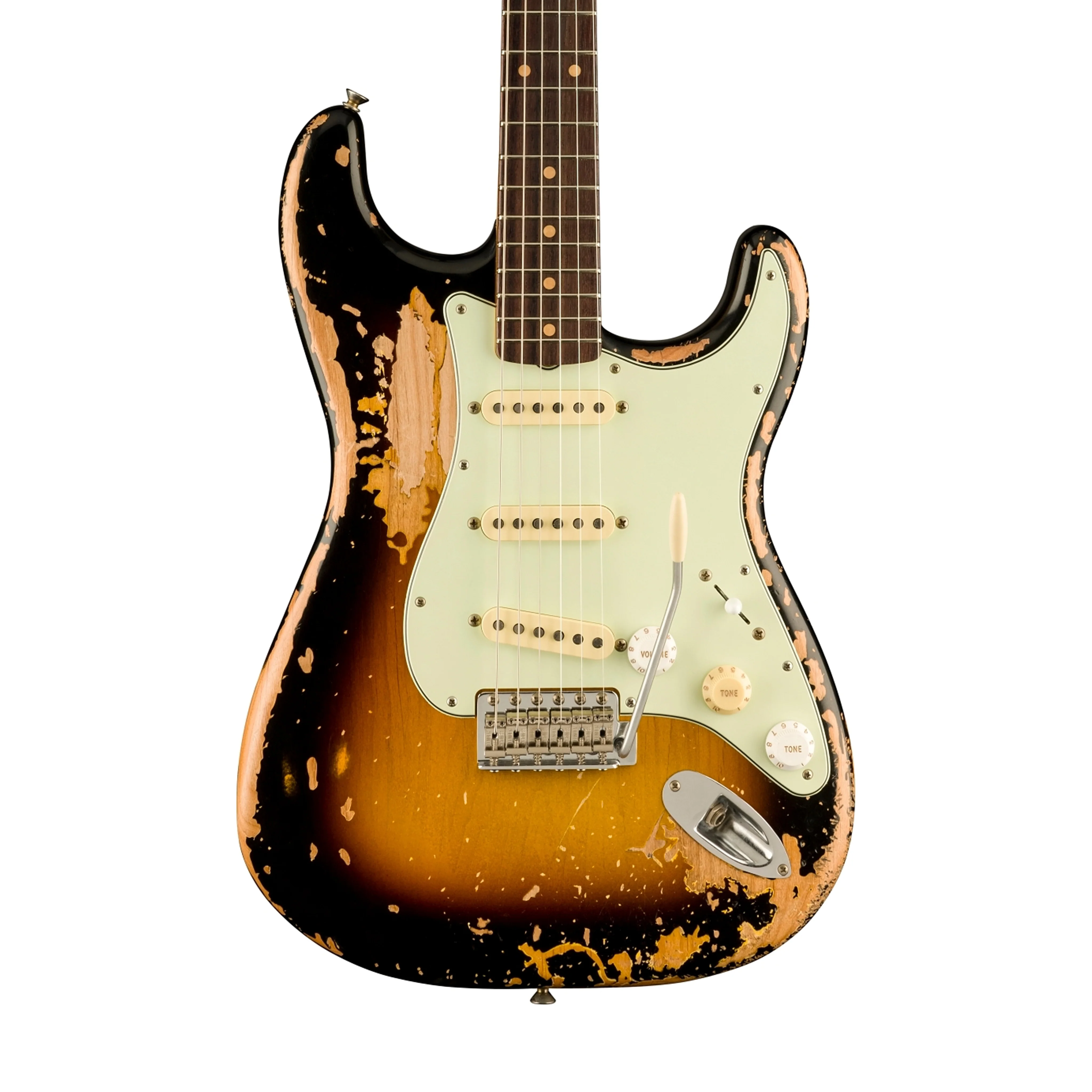 Fender Ltd Ed Mike McCready Stratocaster Electric Guitar, RW FB, 3-Tone Sunburst - Image 3