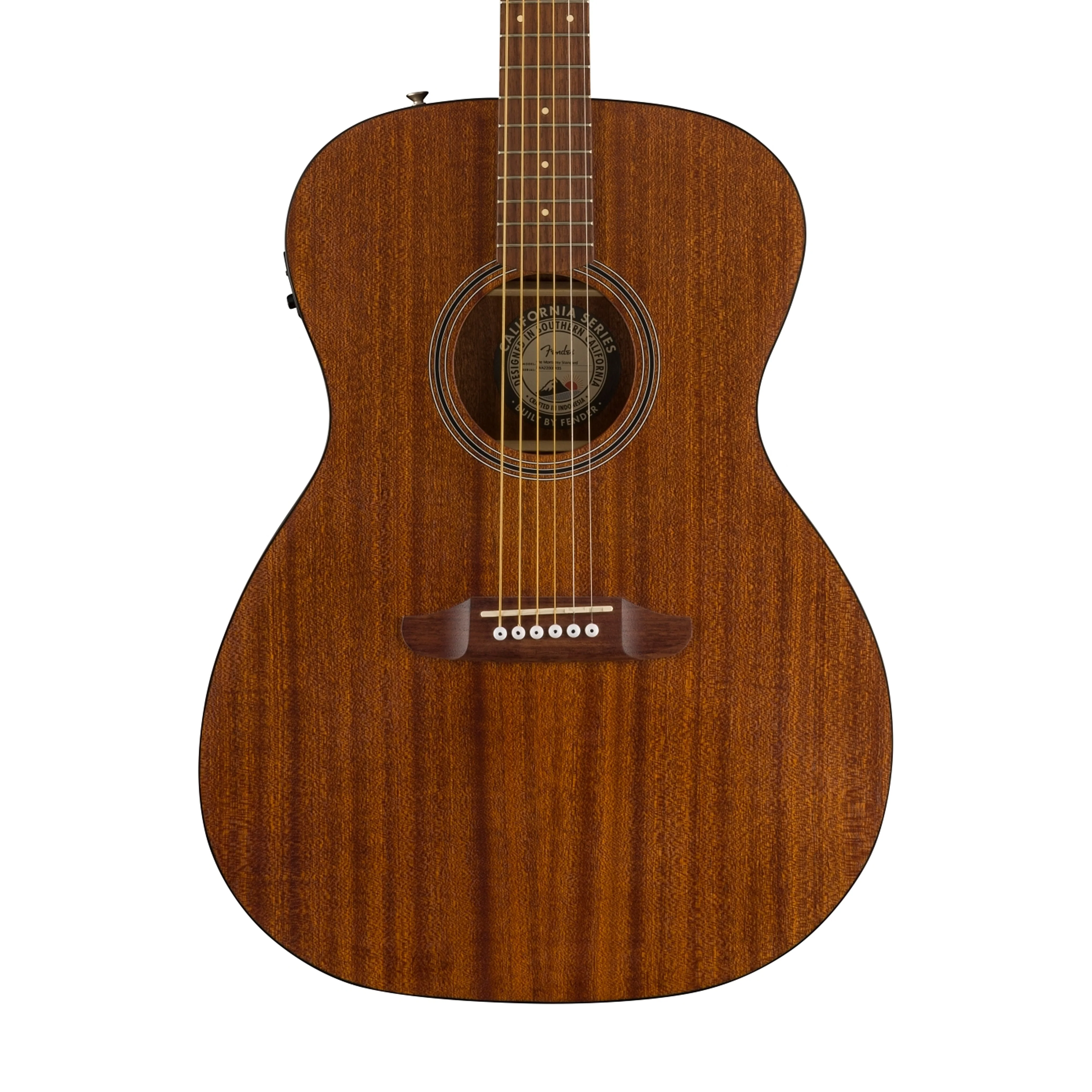 Fender Monterey Standard Acoustic Guitar, Walnut, FB, Mahogany - Image 4