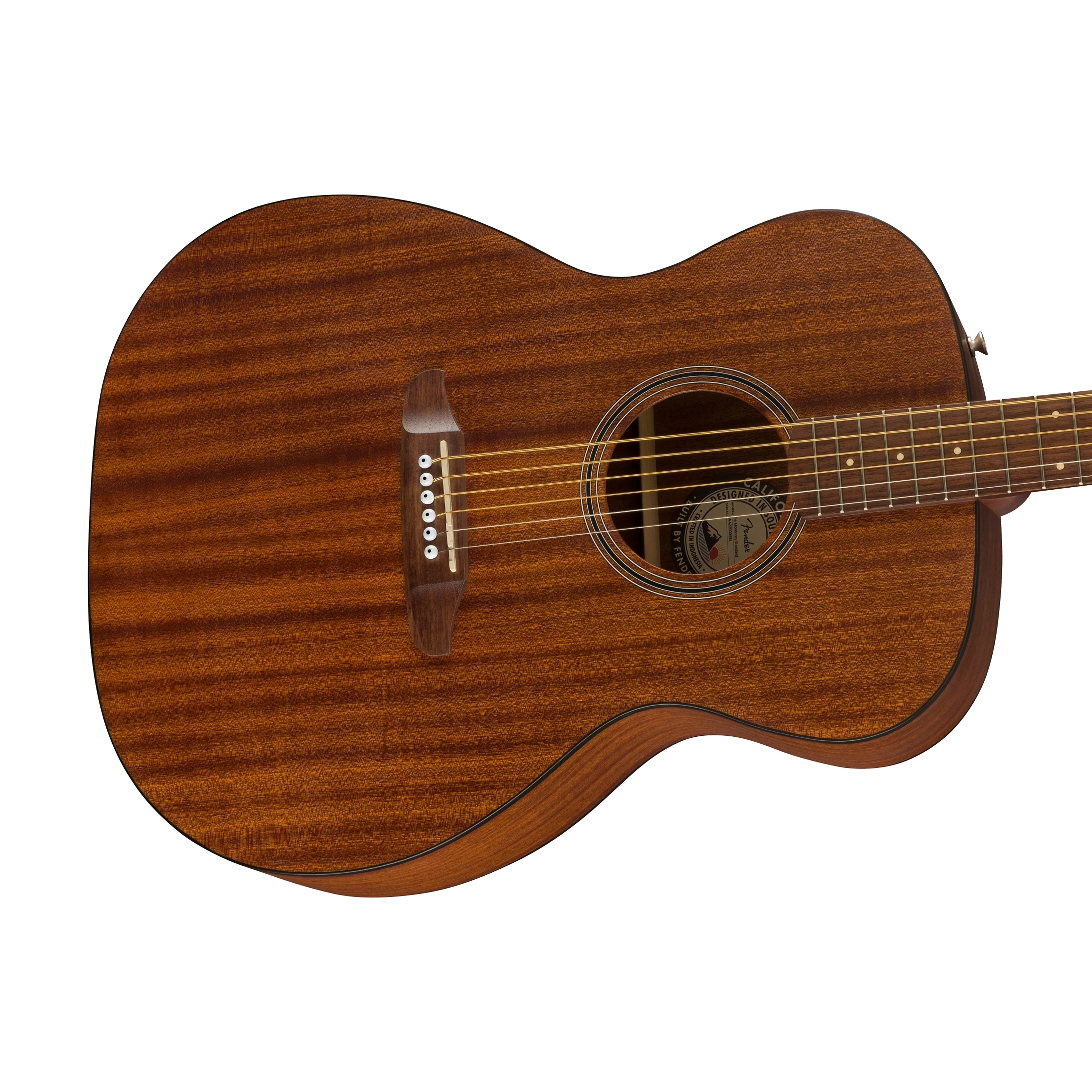Fender Monterey Standard Acoustic Guitar, Walnut, FB, Mahogany - Image 6