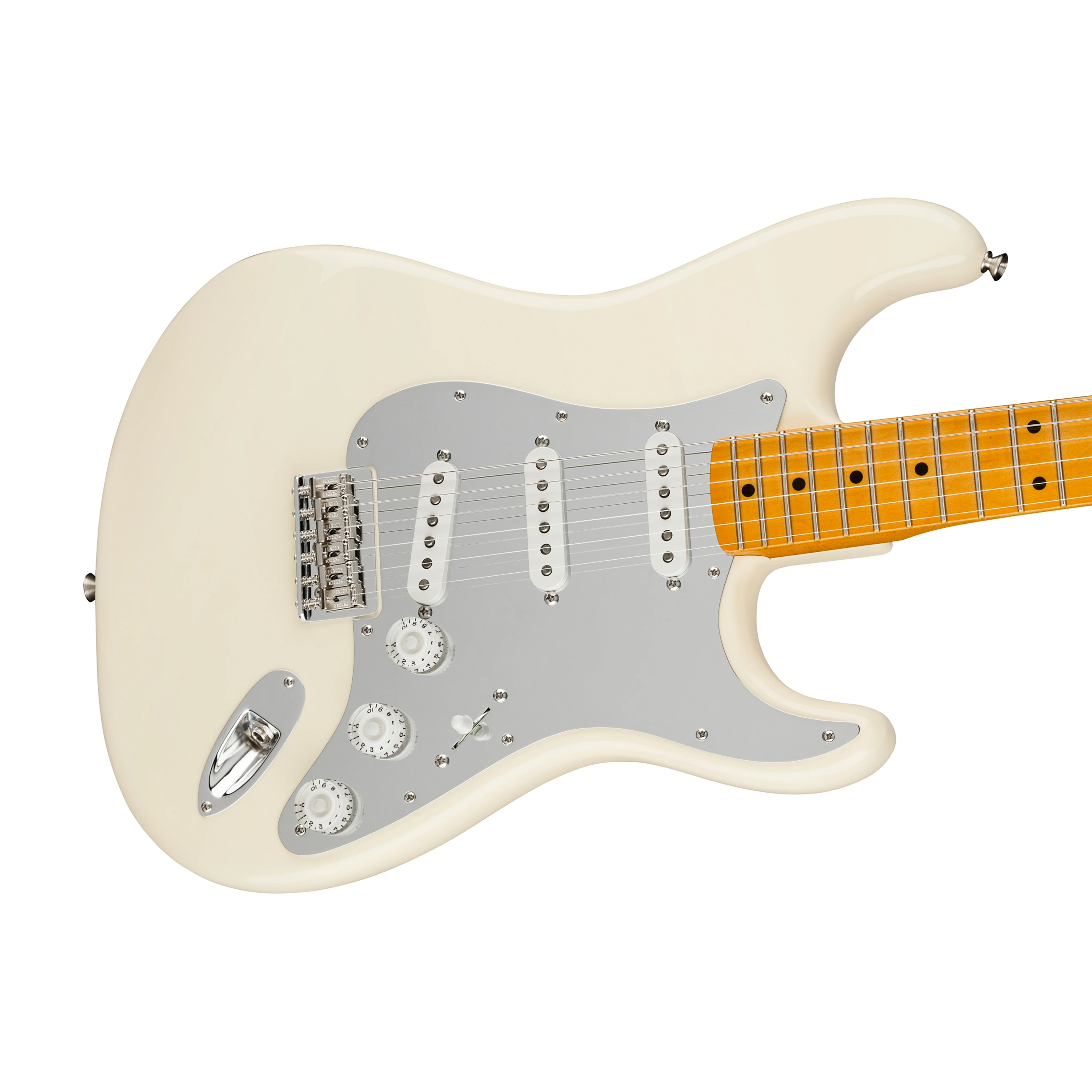 Fender Nile Rodgers Stratocaster Electric Guitar, Olympic White - Image 4