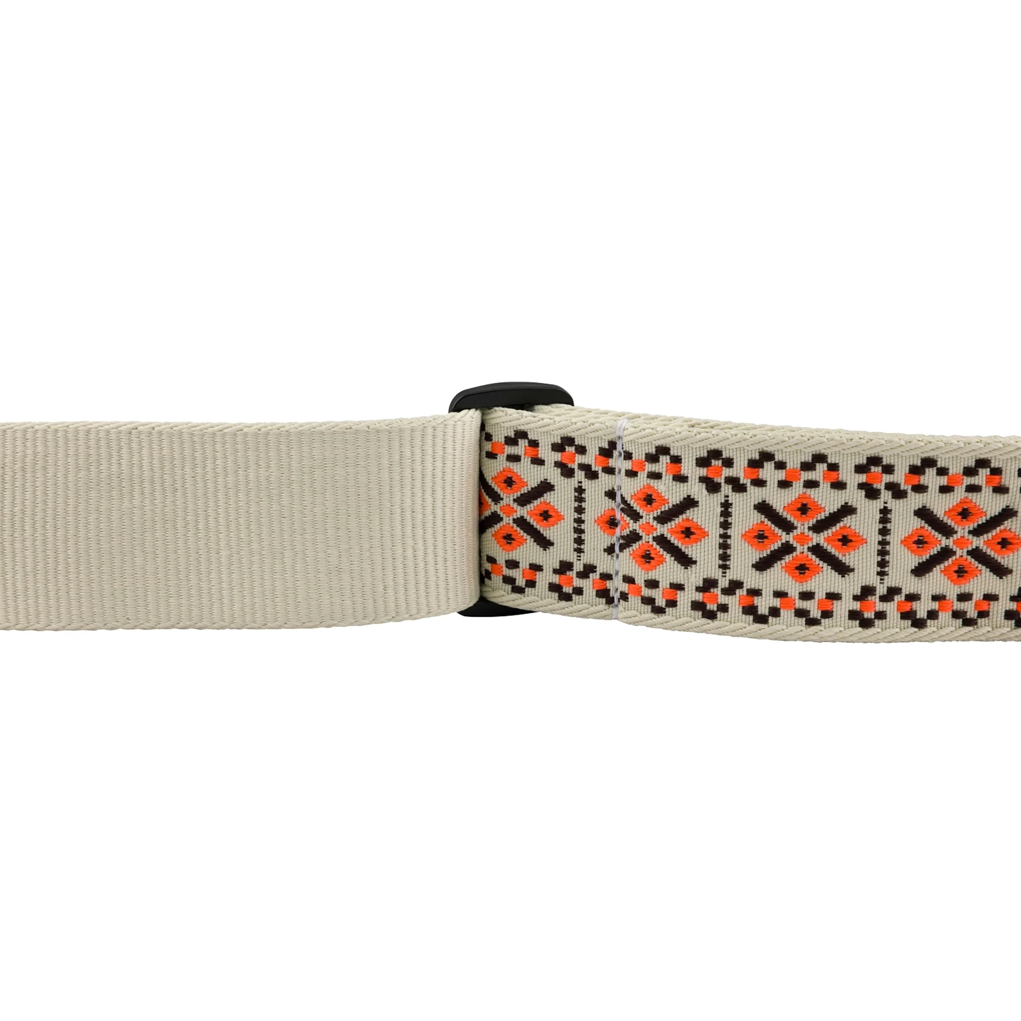 Fender Pasadena Woven Guitar Strap, Lattice Orange - Image 3