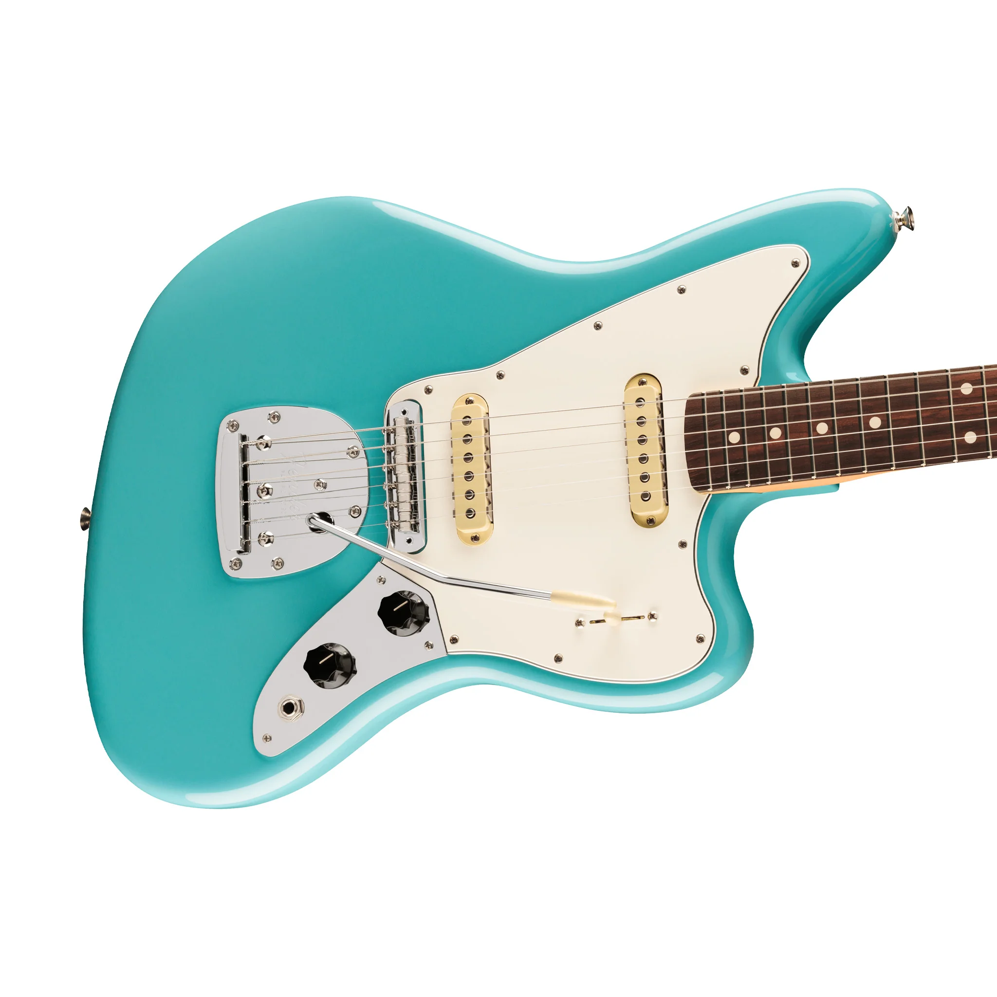 Fender Player II Jaguar Electric Guitar, RW FB, Aquatone Blue - Image 5