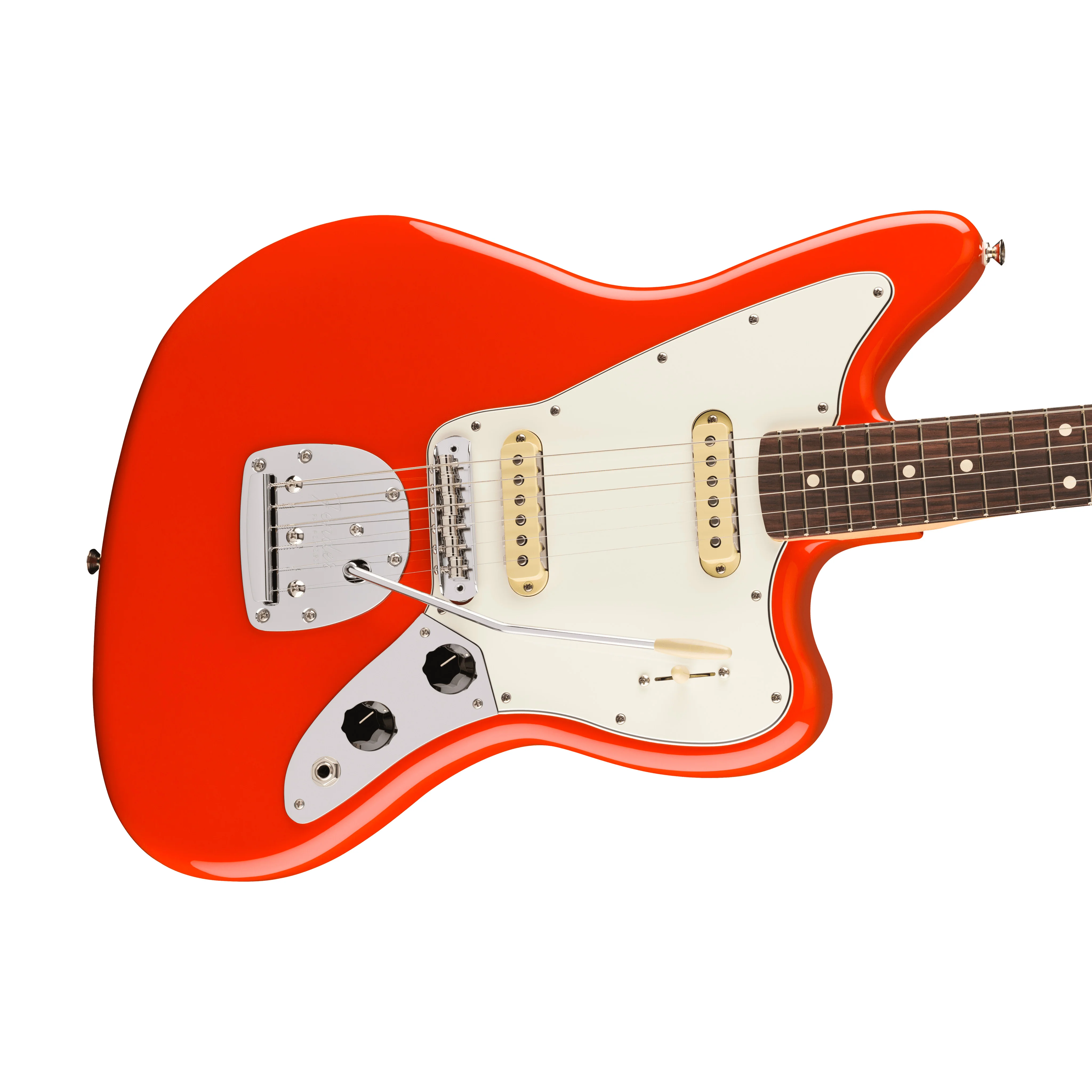 Fender Player II Jaguar Electric Guitar, RW FB, Coral Red - Image 3