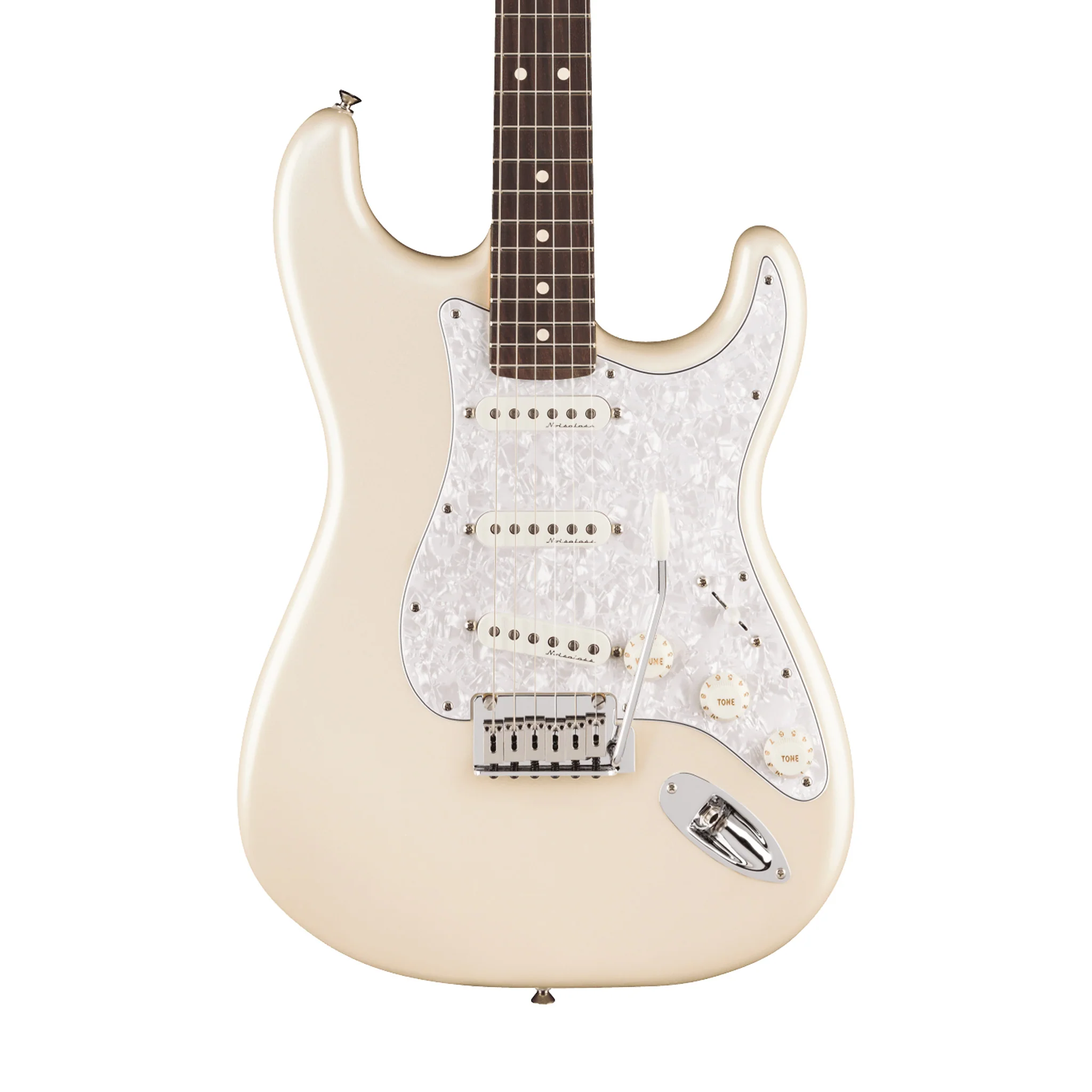 Fender Player II Modified Stratocaster Electric Guitar, RW FB, Olympic Pearl - Image 3