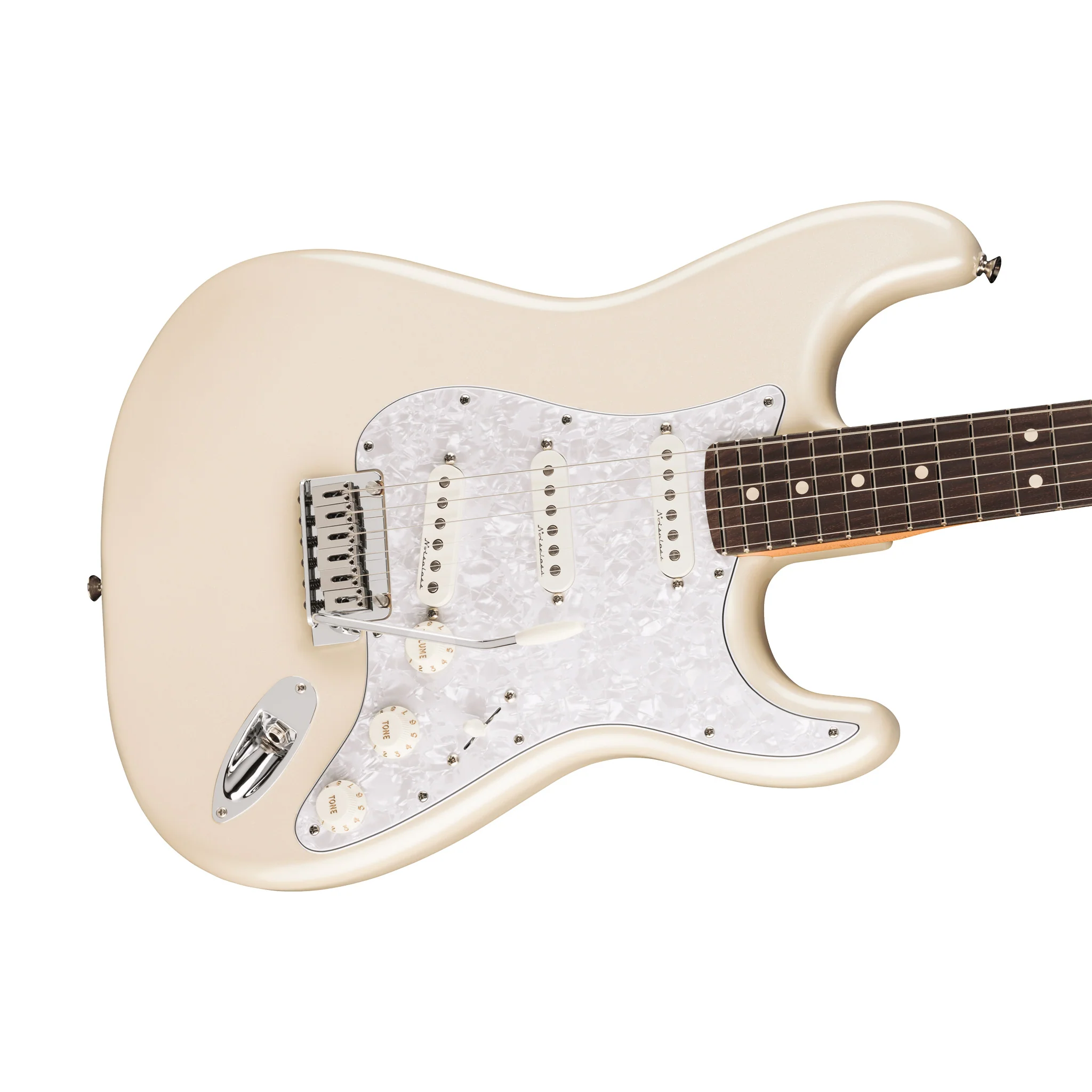 Fender Player II Modified Stratocaster Electric Guitar, RW FB, Olympic Pearl - Image 5