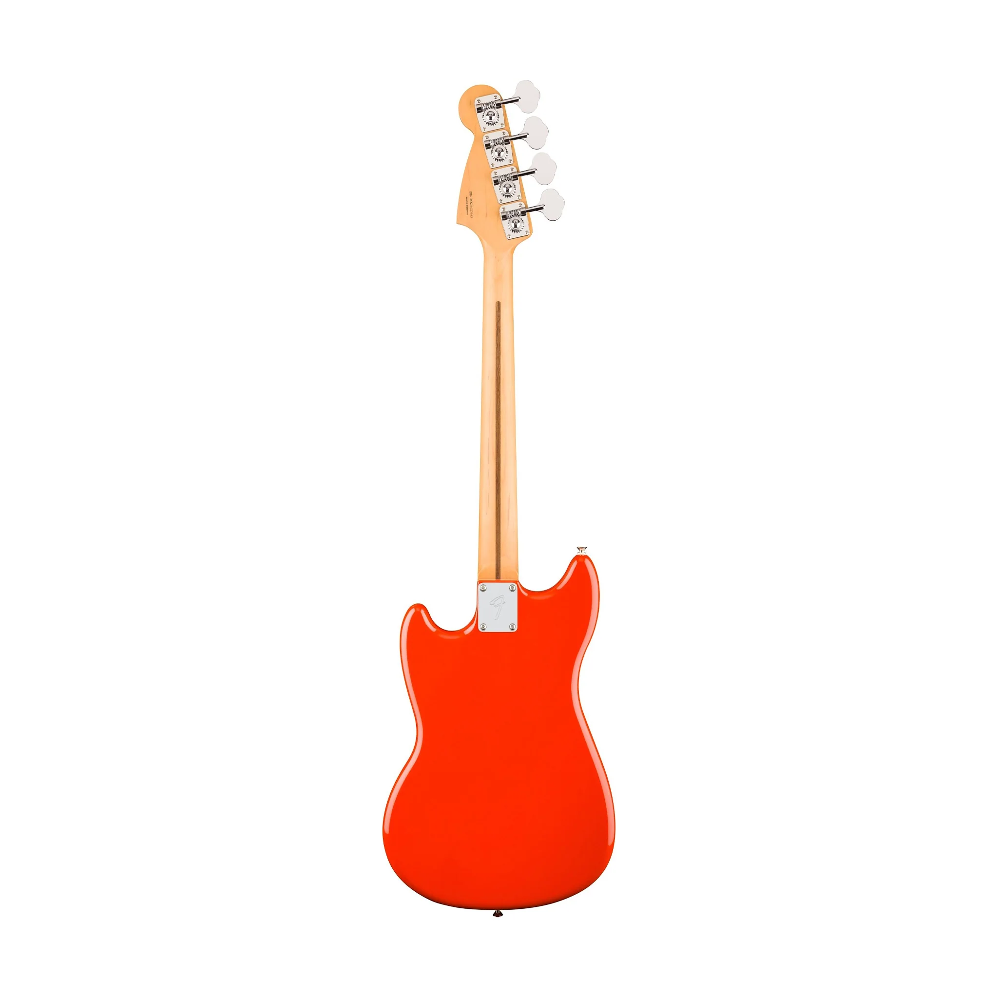Fender Player II Mustang Bass PJ Guitar, RW FB, Coral Red - Image 2