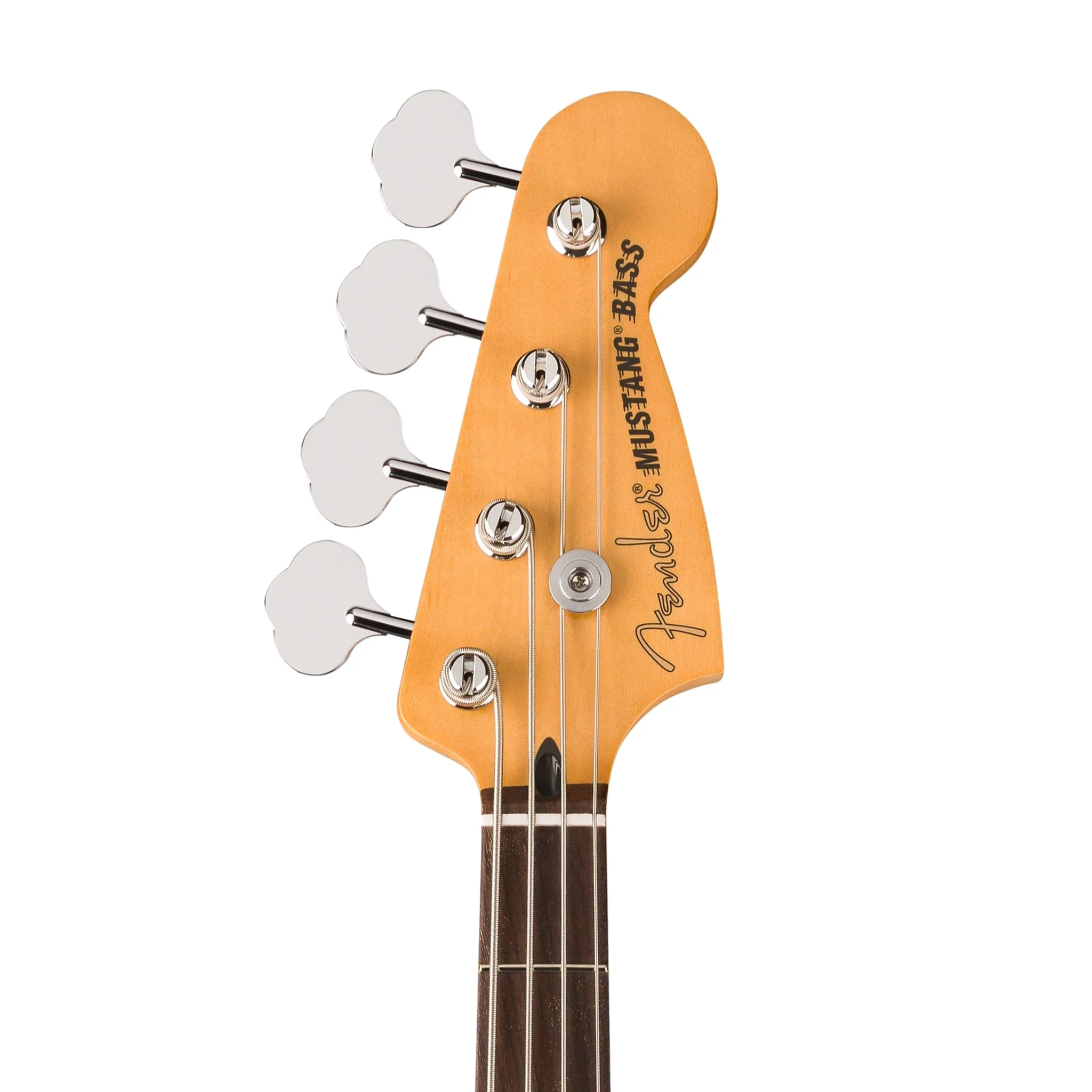 Fender Player II Mustang Bass PJ Guitar, RW FB, Hialeah Yellow - Image 6