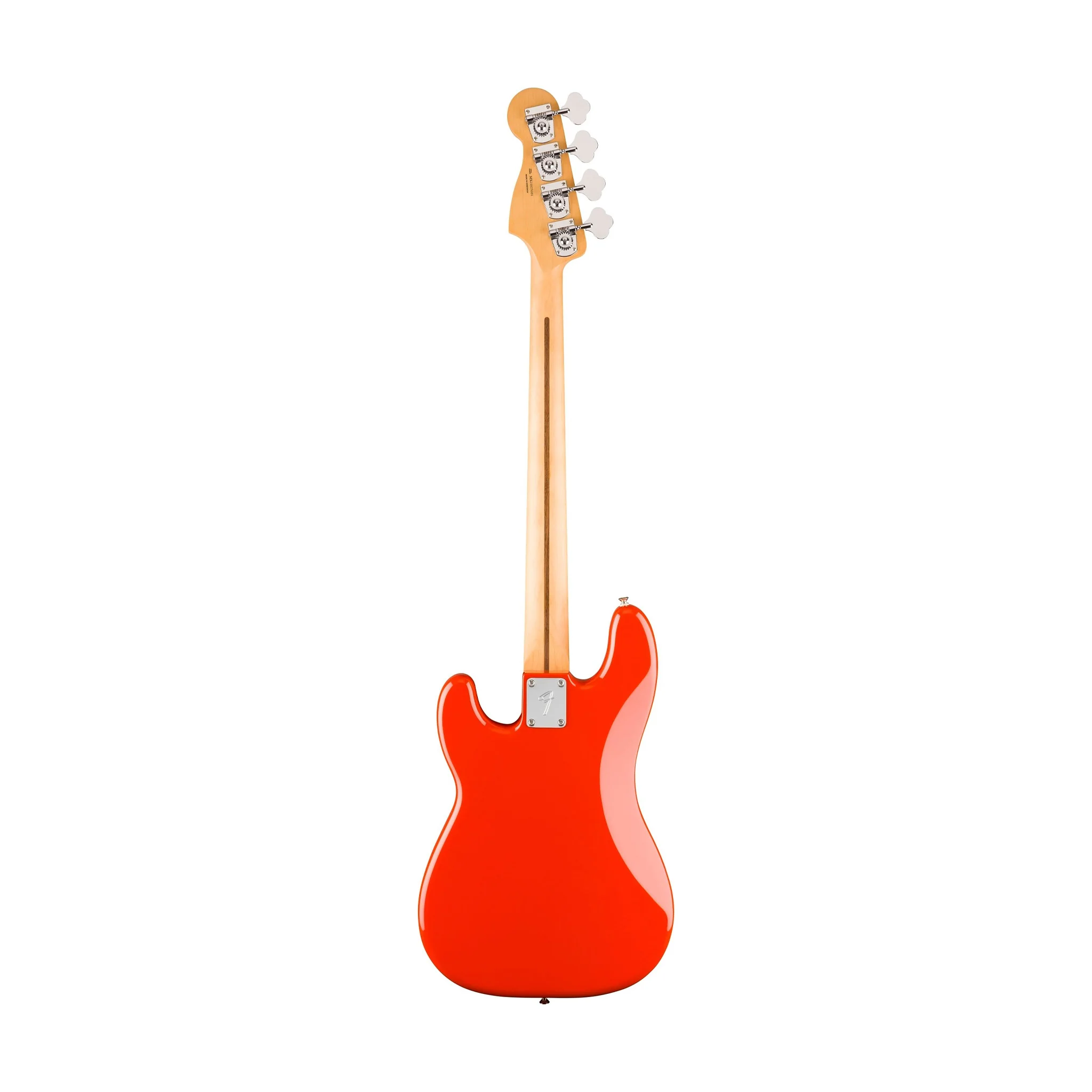 Fender Player II Precision Bass Guitar, RW FB, Coral Red - Image 2