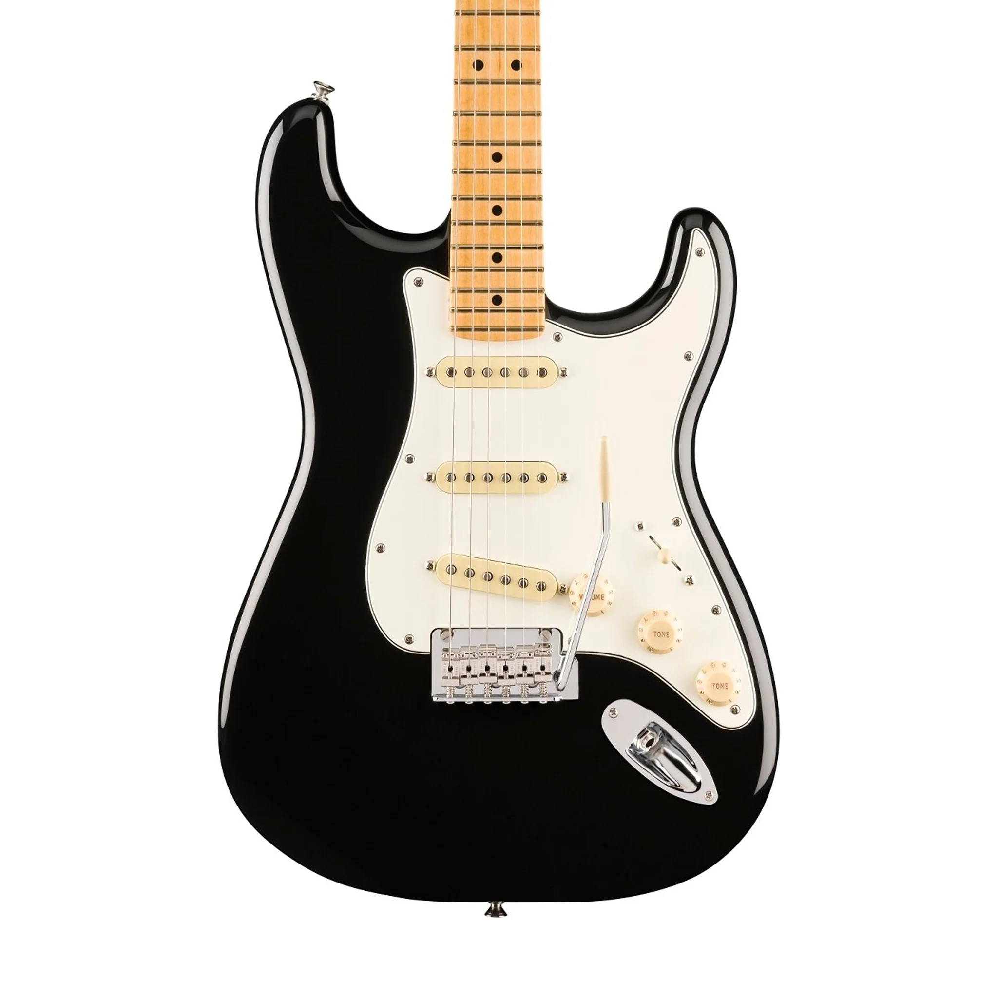 Fender Player II Stratocaster Electric Guitar, Maple FB, Black - Image 3