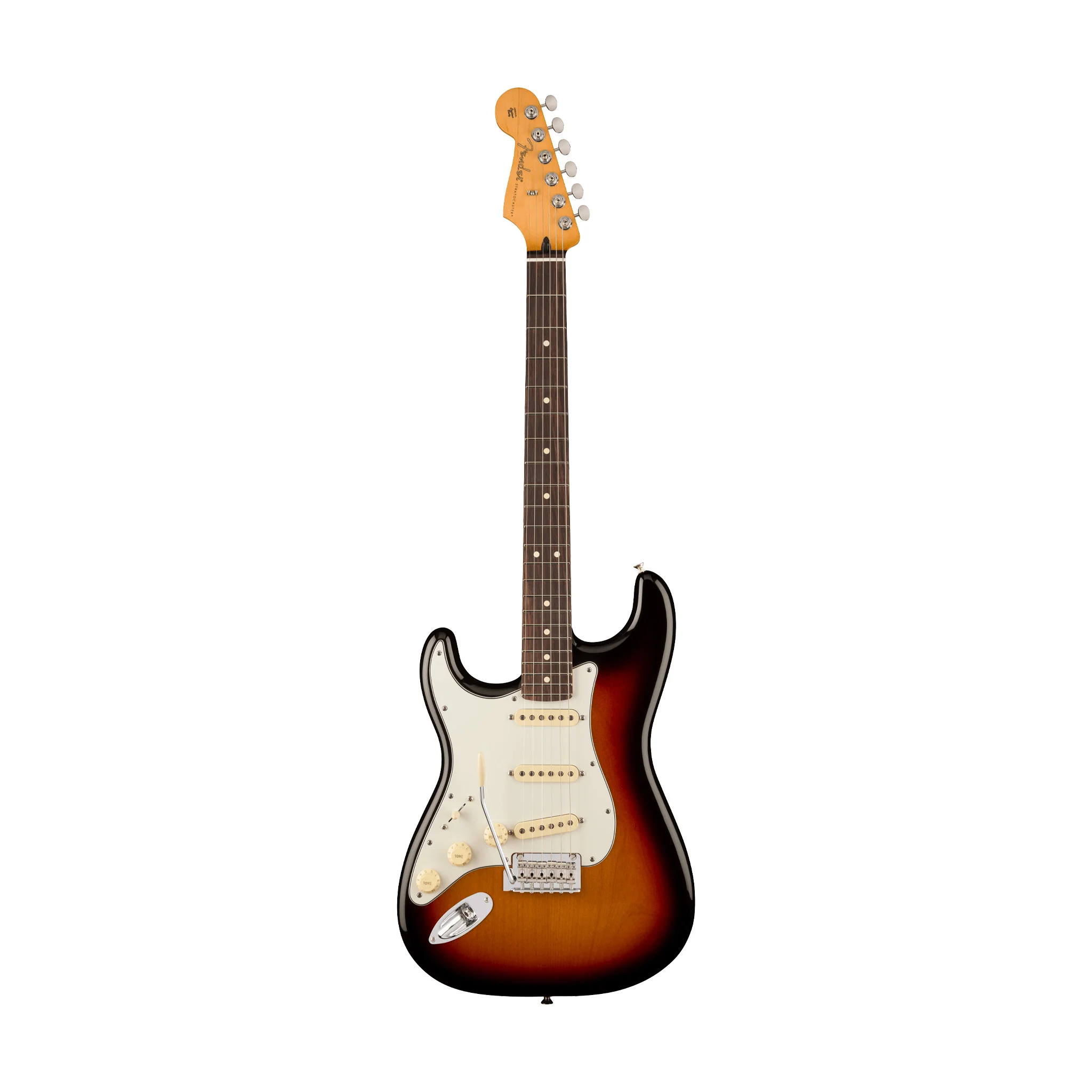 Fender Player II Stratocaster Left-Handed Electric Guitar, RW FB, 3 Tone Sunburst