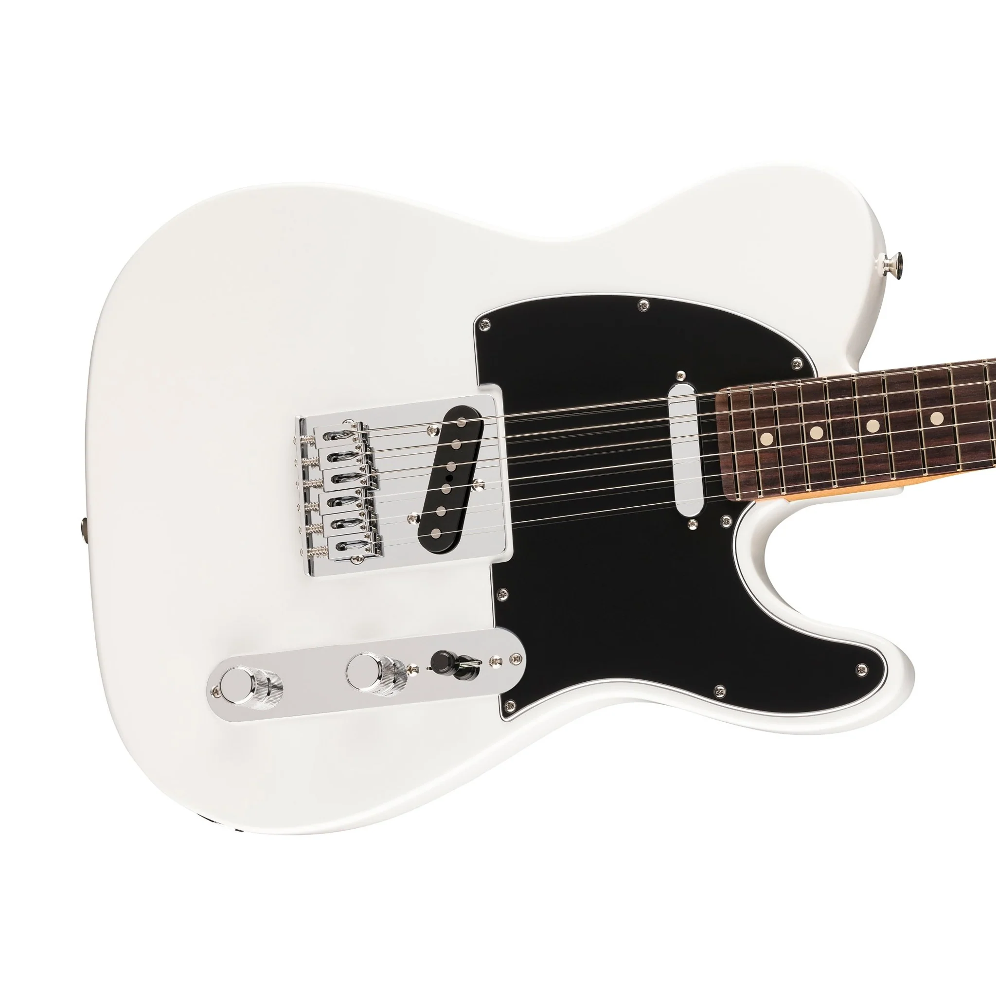 Fender Player II Telecaster Electric Guitar, RW FB, Polar White - Image 5