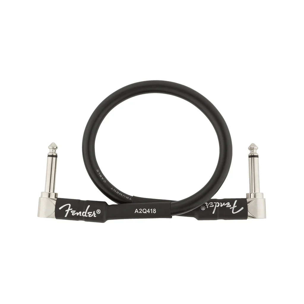 Fender Professional Series Instrument Cable, 1ft, Black - Image 2