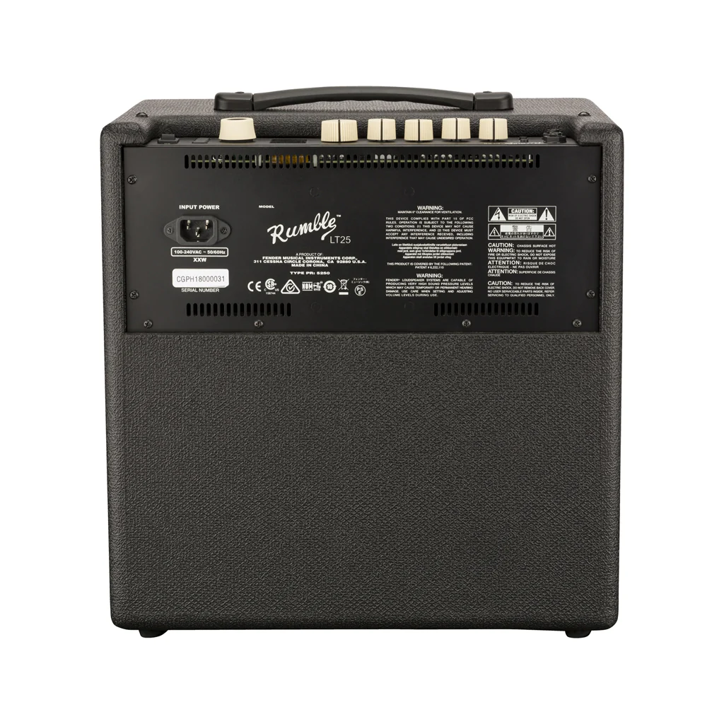 Fender Rumble LT25 Bass Guitar Combo Amplifier, 230V UK - Image 3