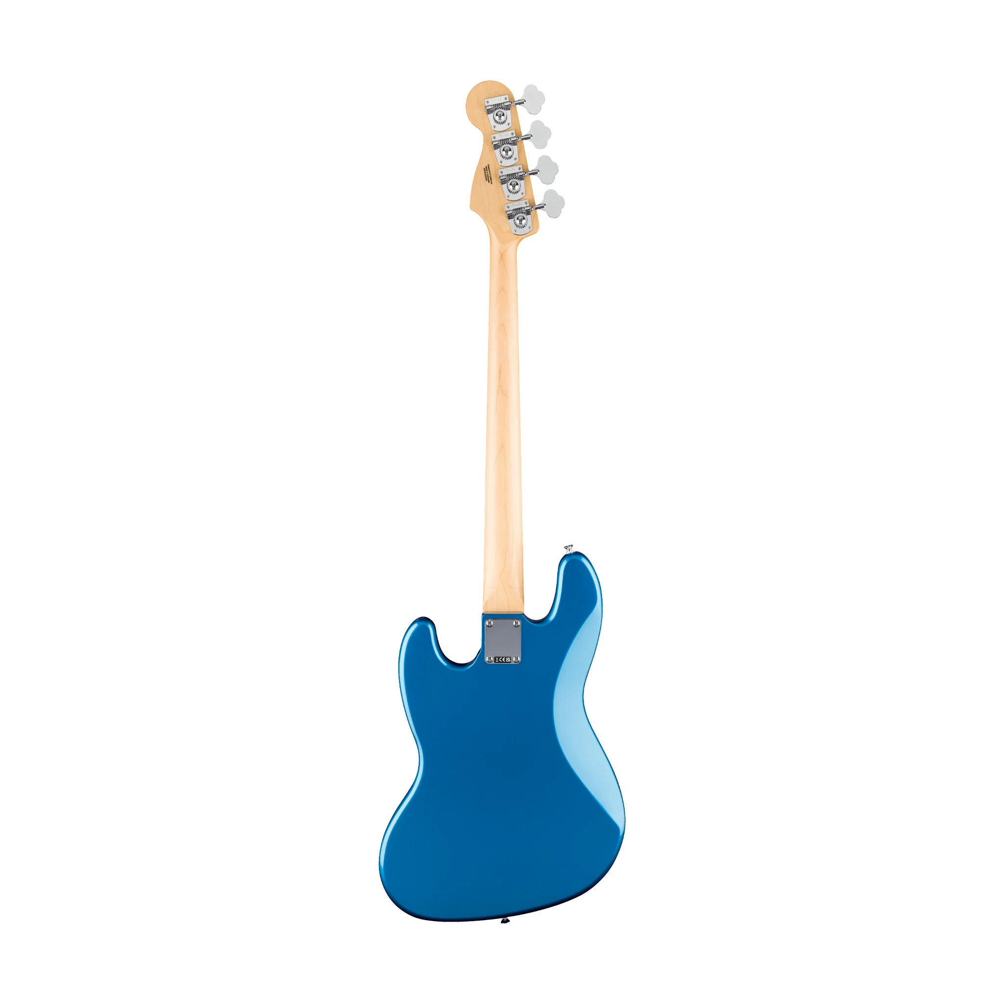 Fender Standard Jazz Bass Guitar w/White Pickguard, Maple FB, Aqua Marine Metallic - Image 2