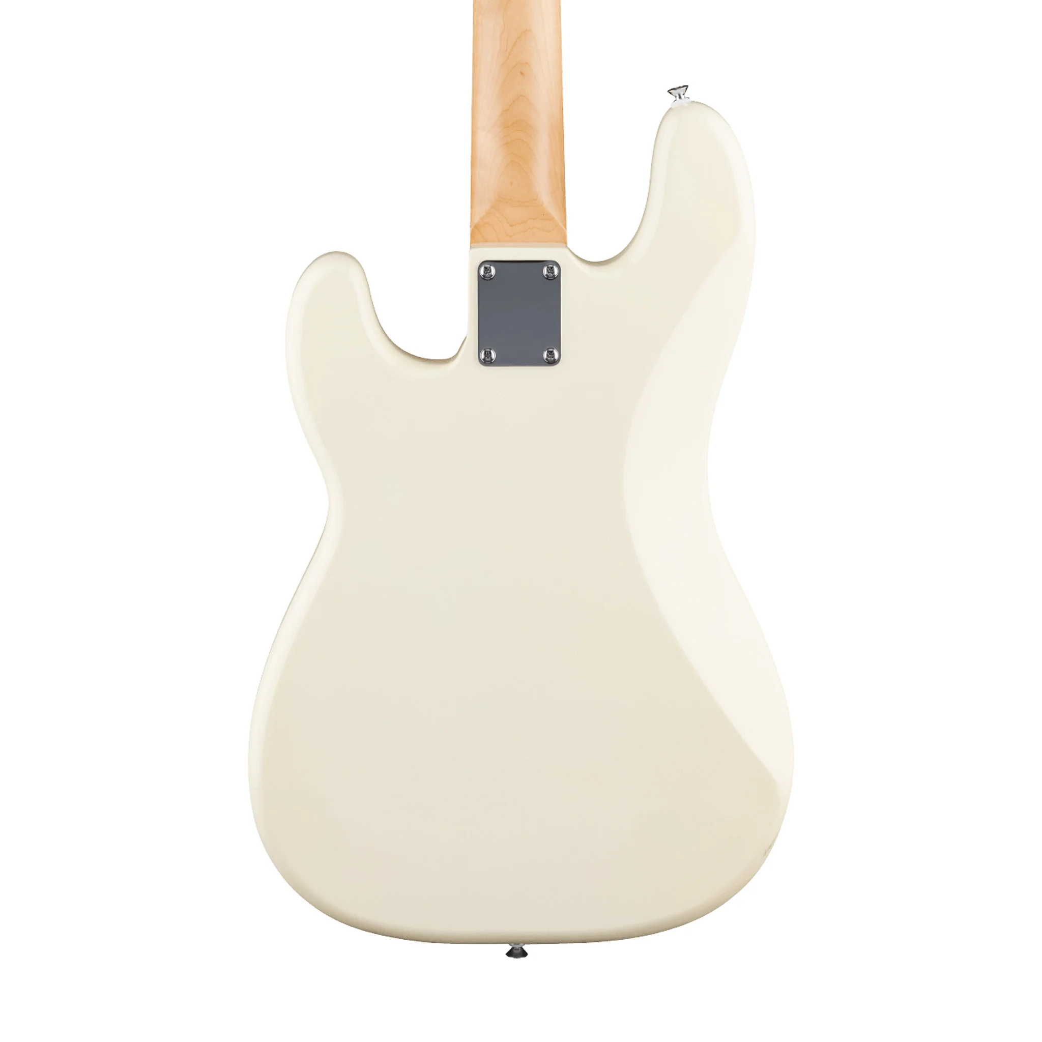 Fender Standard Precision Bass Guitar, Maple FB, Olympic White - Image 4