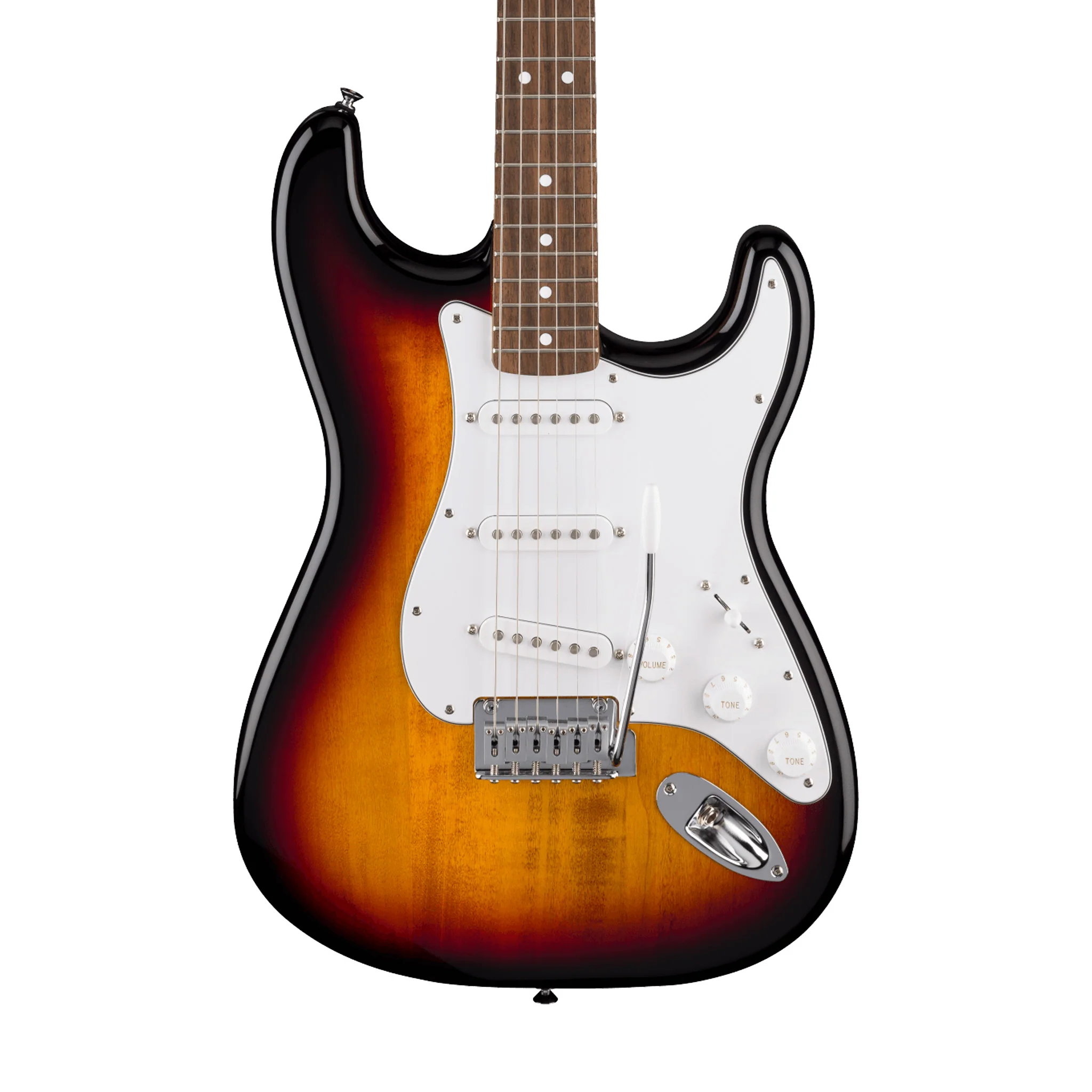 Fender Standard Stratocaster Electric Guitar, Laurel FB, 3-Tone Sunburst - Image 3