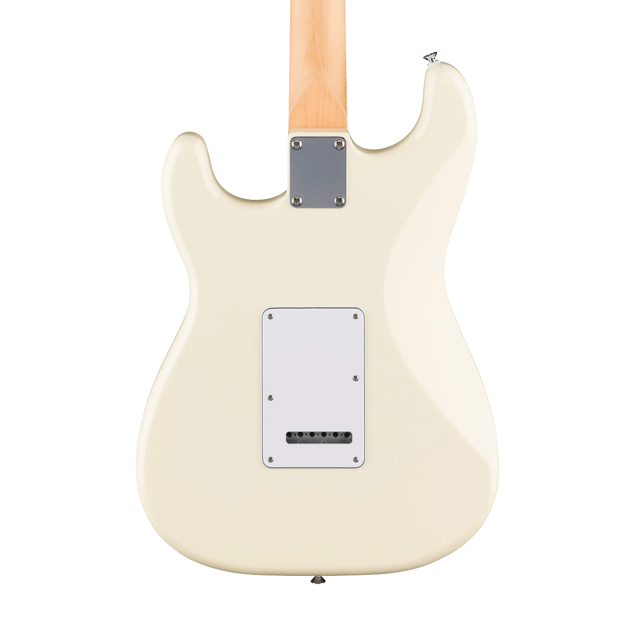 Fender Standard Stratocaster Electric Guitar, Maple FB, Olympic White - Image 4