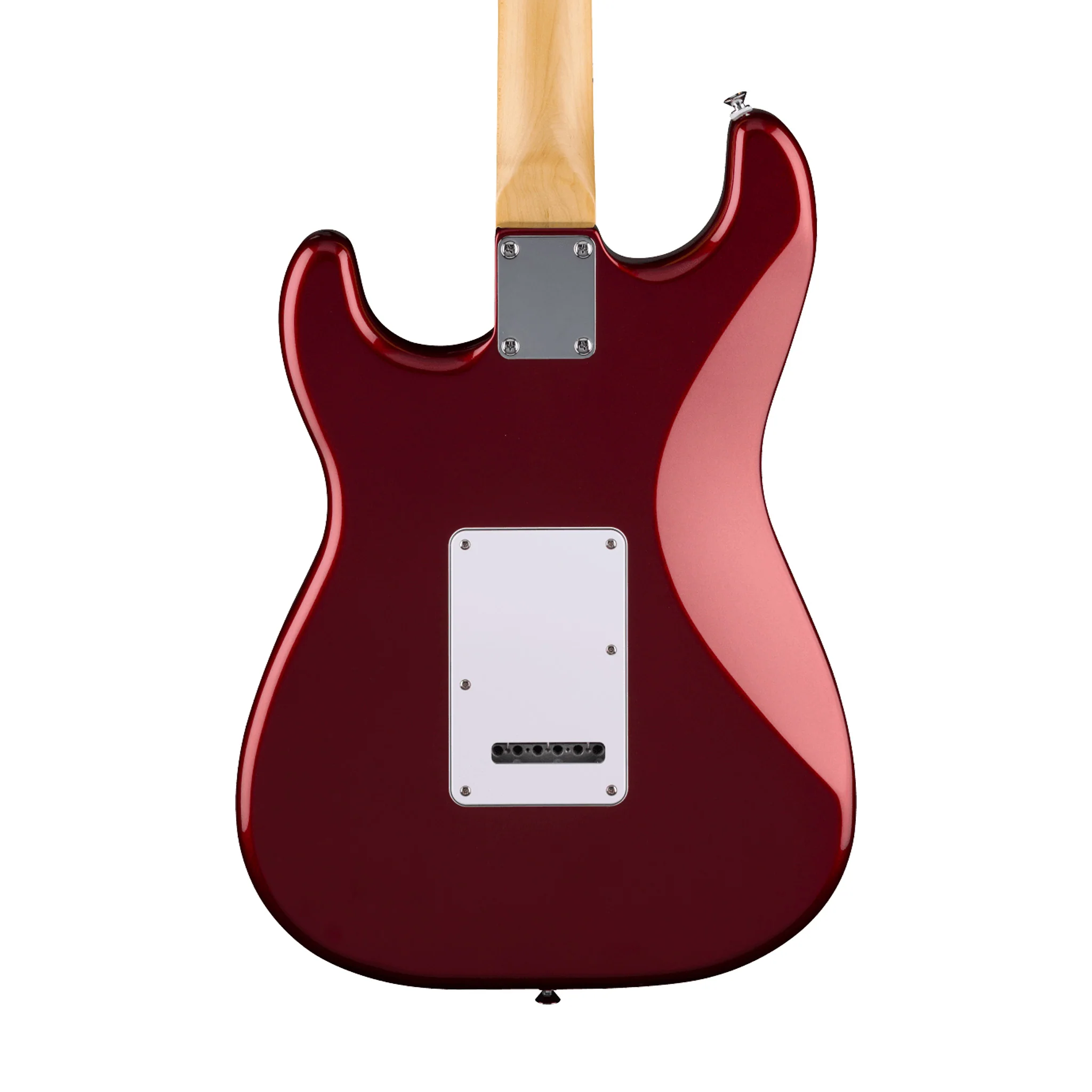 Fender Standard Stratocaster Electric Guitar w/White Pickguard, Maple FB, Candy Cola - Image 4