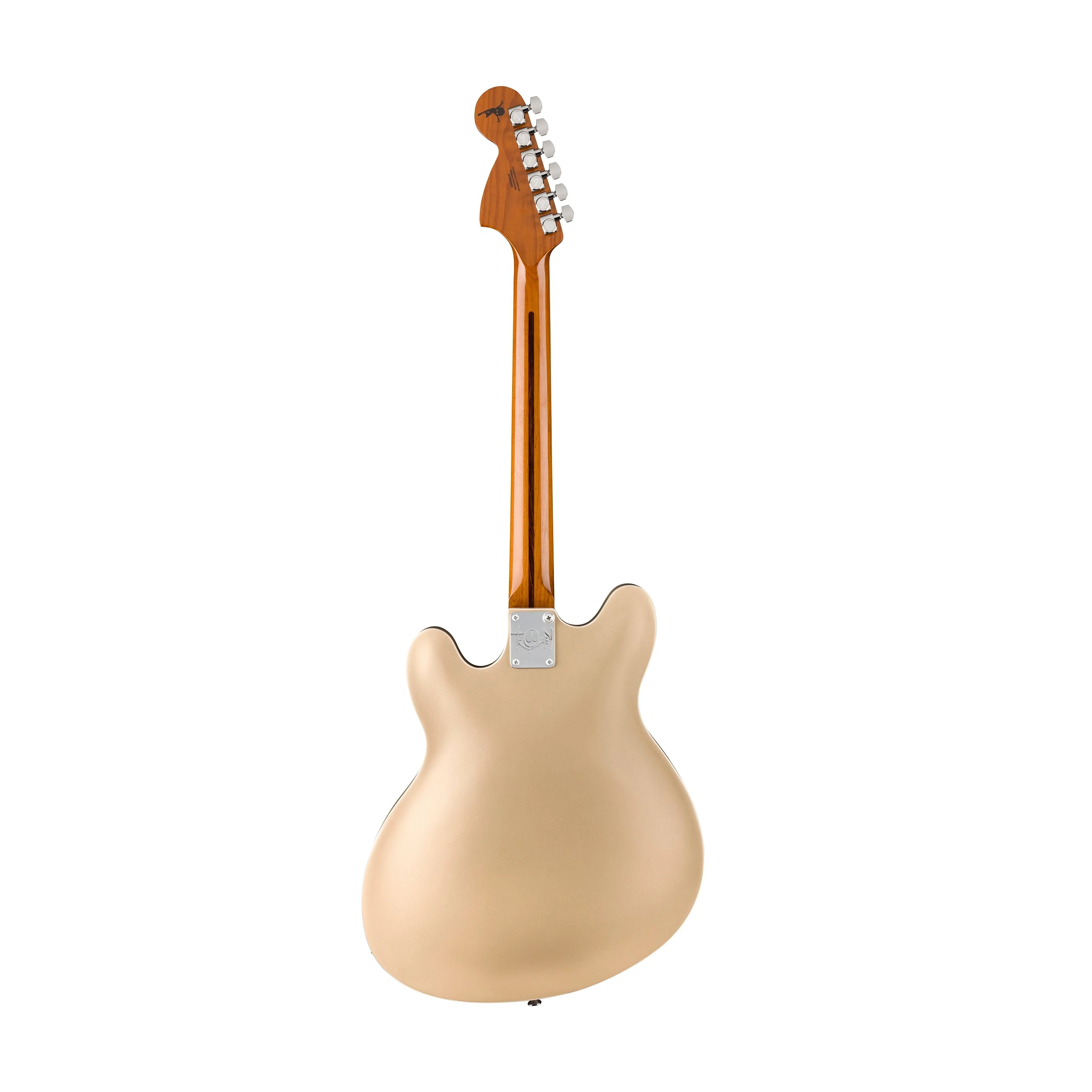 Fender Tom DeLonge Starcaster Electric Guitar, RW FB, Shoreline Gold - Image 2