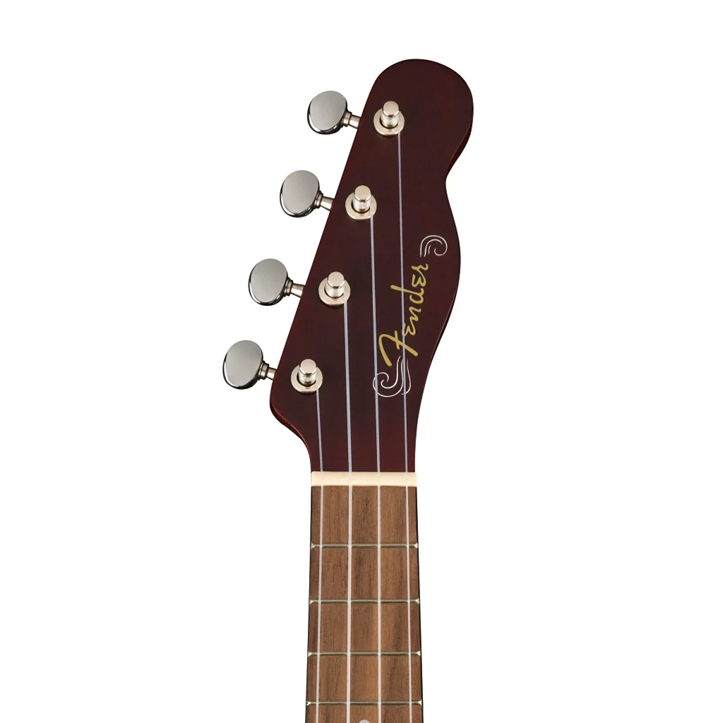 Fender Venice Soprano Ukulele, Walnut FB, 2-Color Sunburst - Image 7