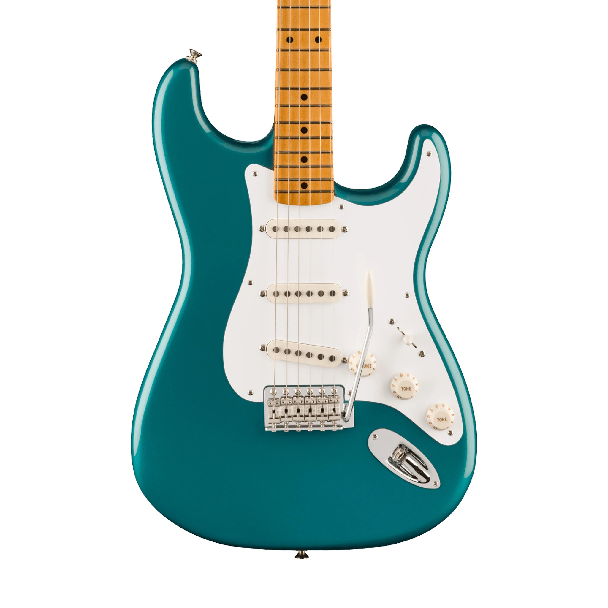 Fender Vintera II 50s Stratocaster Electric Guitar, Maple FB, Ocean Turquoise - Image 3