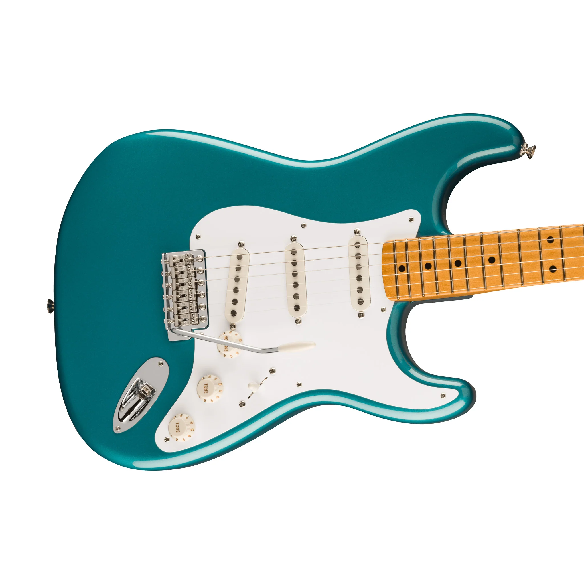 Fender Vintera II 50s Stratocaster Electric Guitar, Maple FB, Ocean Turquoise - Image 5