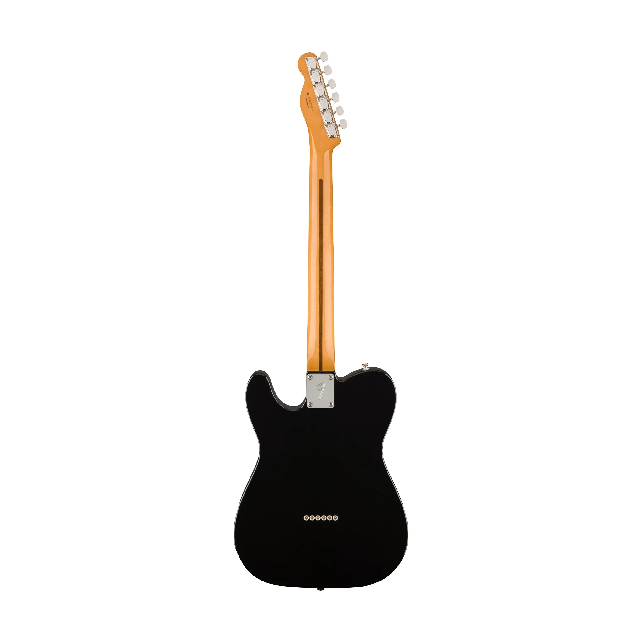 Fender Vintera II 60s Telecaster Thinline Electric Guitar, Maple FB, Black - Image 2