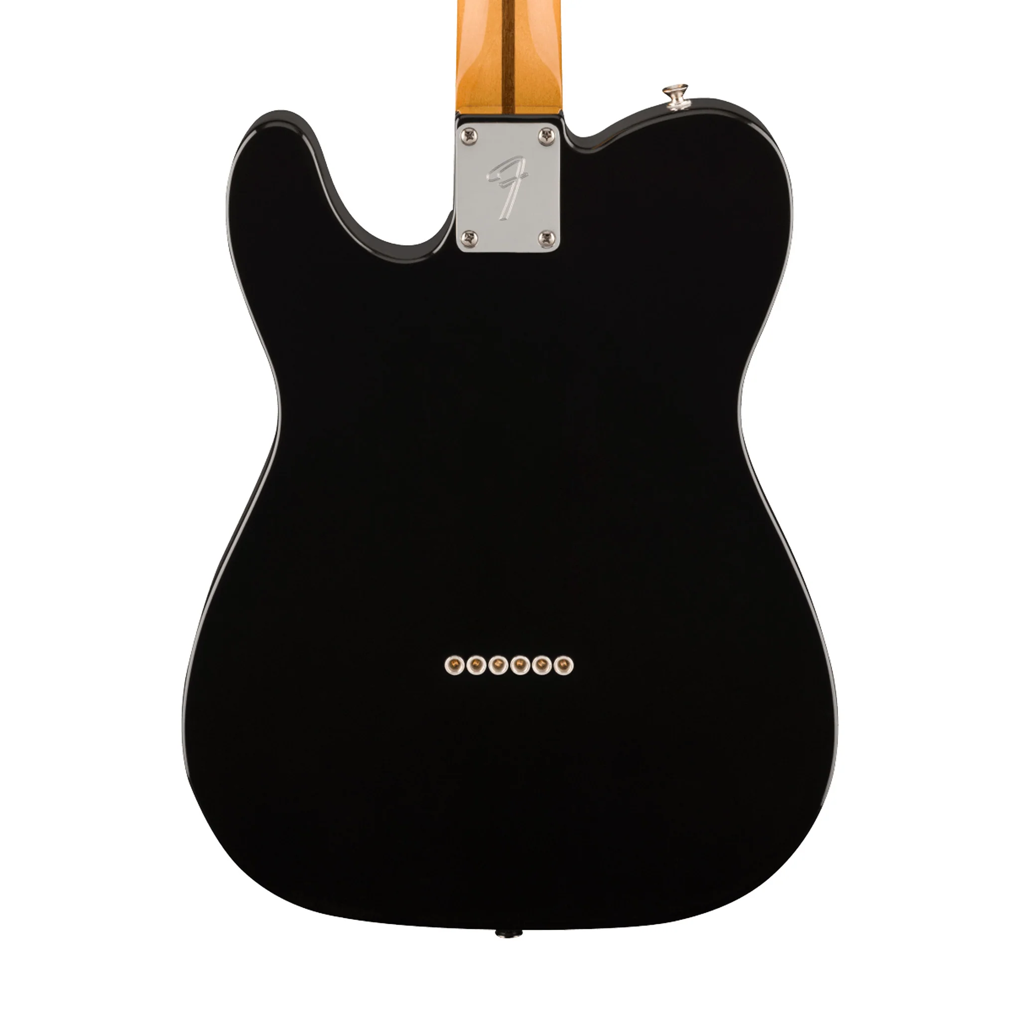 Fender Vintera II 60s Telecaster Thinline Electric Guitar, Maple FB, Black - Image 4