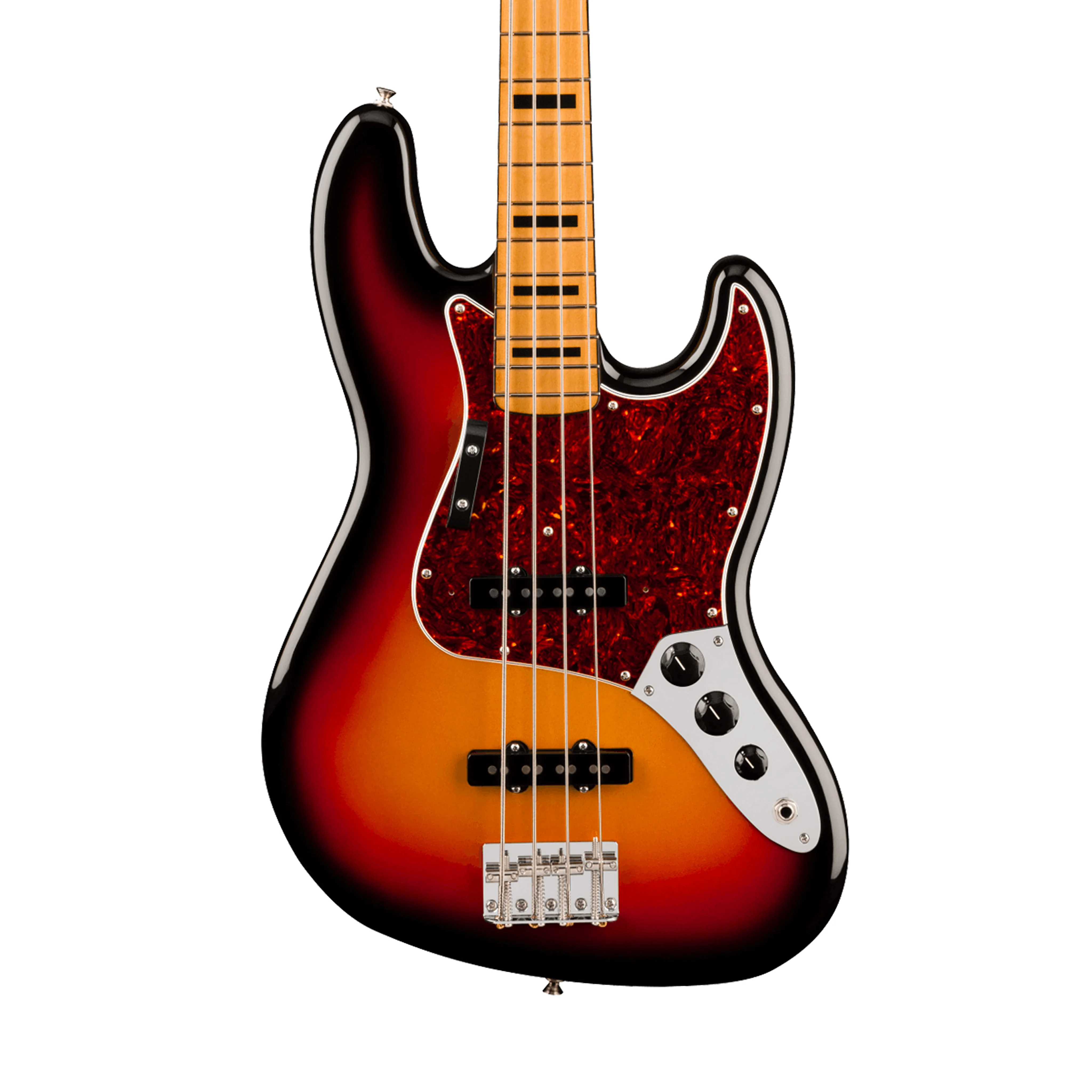 Fender Vintera III Early 70s Jazz Bass Guitar, Maple FB, 3-Color Sunburst - Image 3