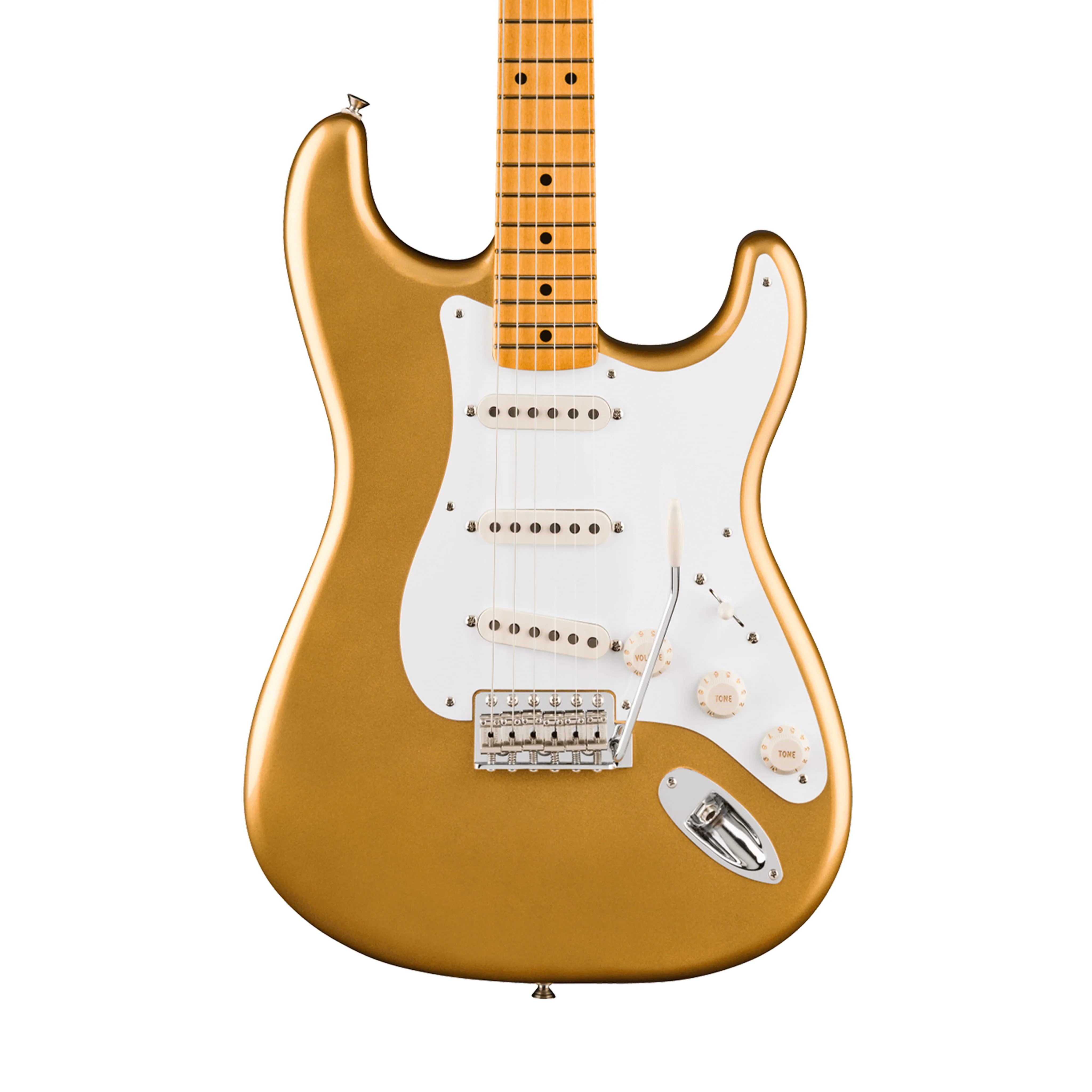 Fender Vintera III Late 50s Stratocaster Electric Guitar, Maple FB, Aztec Gold - Image 3