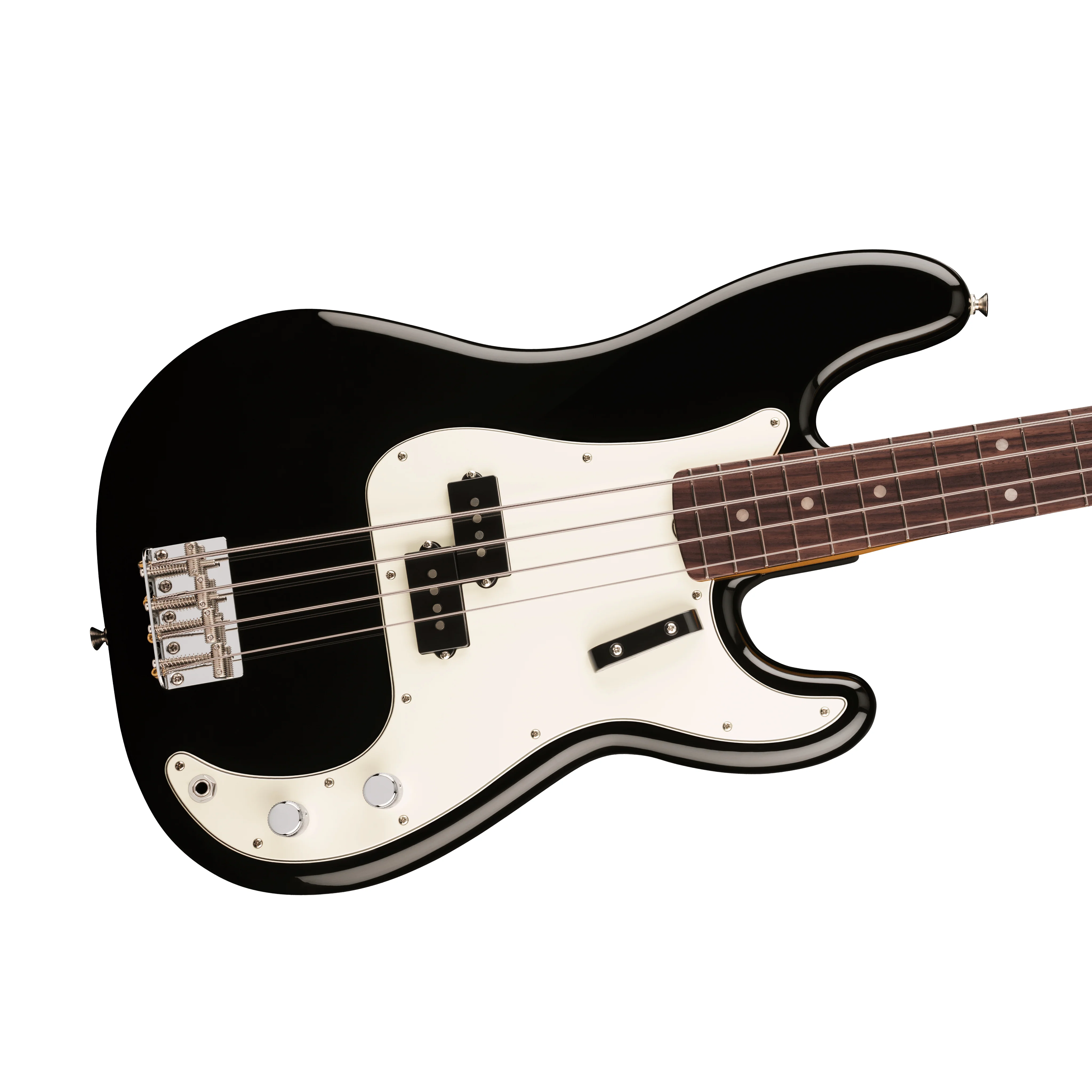 Fender Vintera III Late 60s Precision Bass Guitar, RW FB, Black - Image 5
