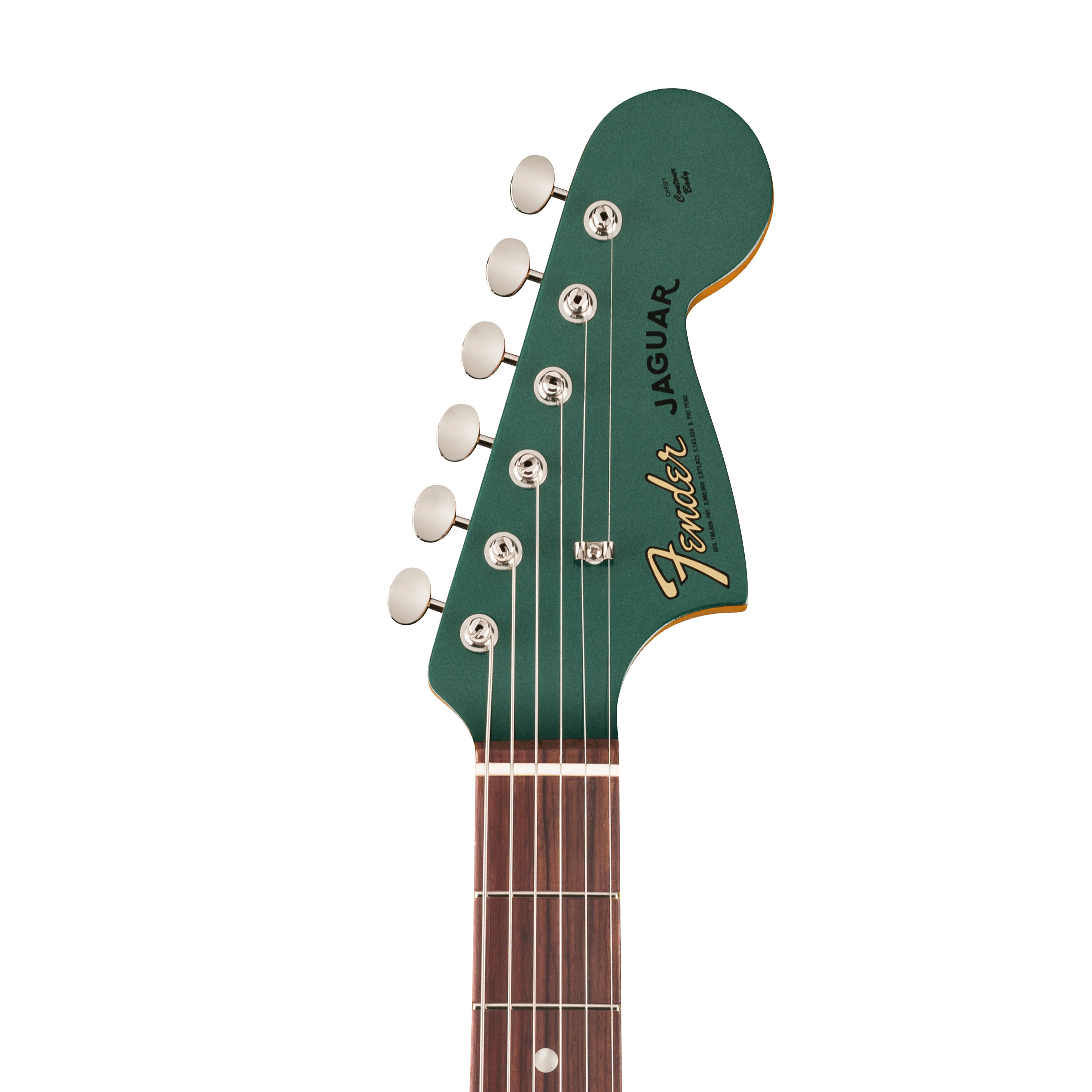 Fender Vintera III Mid 60s Jaguar Electric Guitar, RW FB, Sherwood Green Metallic - Image 6