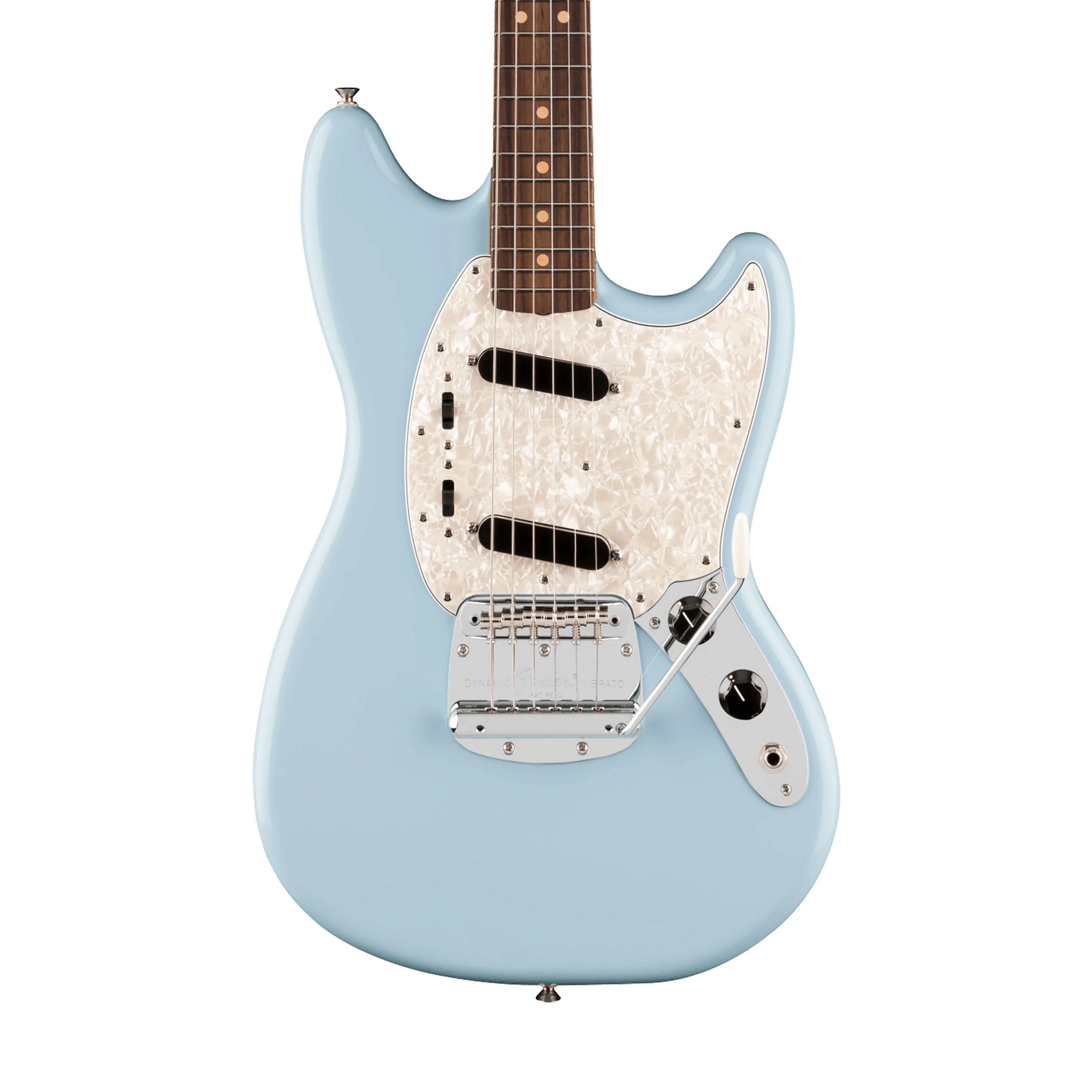 Fender Vintera III Mid 60s Mustang Electric Guitar, RW FB, Sonic Blue - Image 3