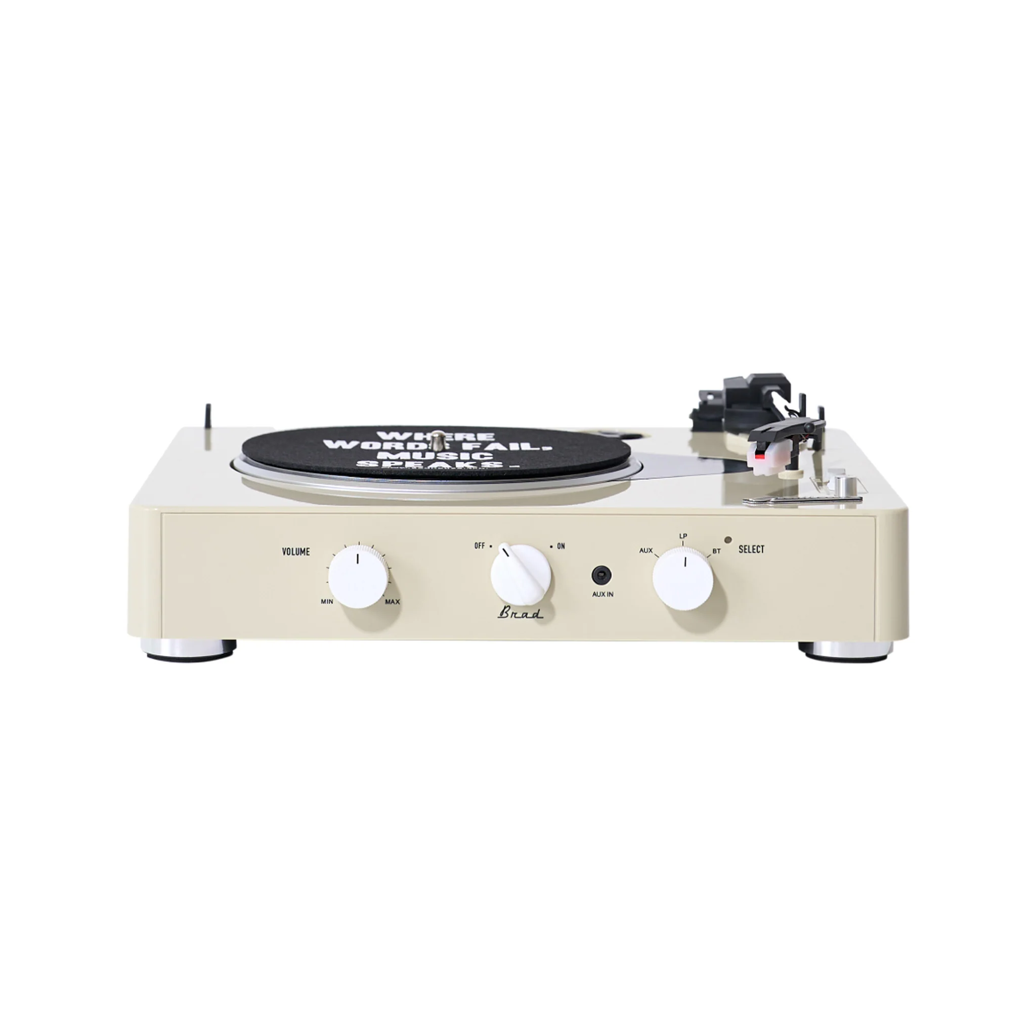 Gadhouse Brad MKII Record Player, Ivory - Image 2