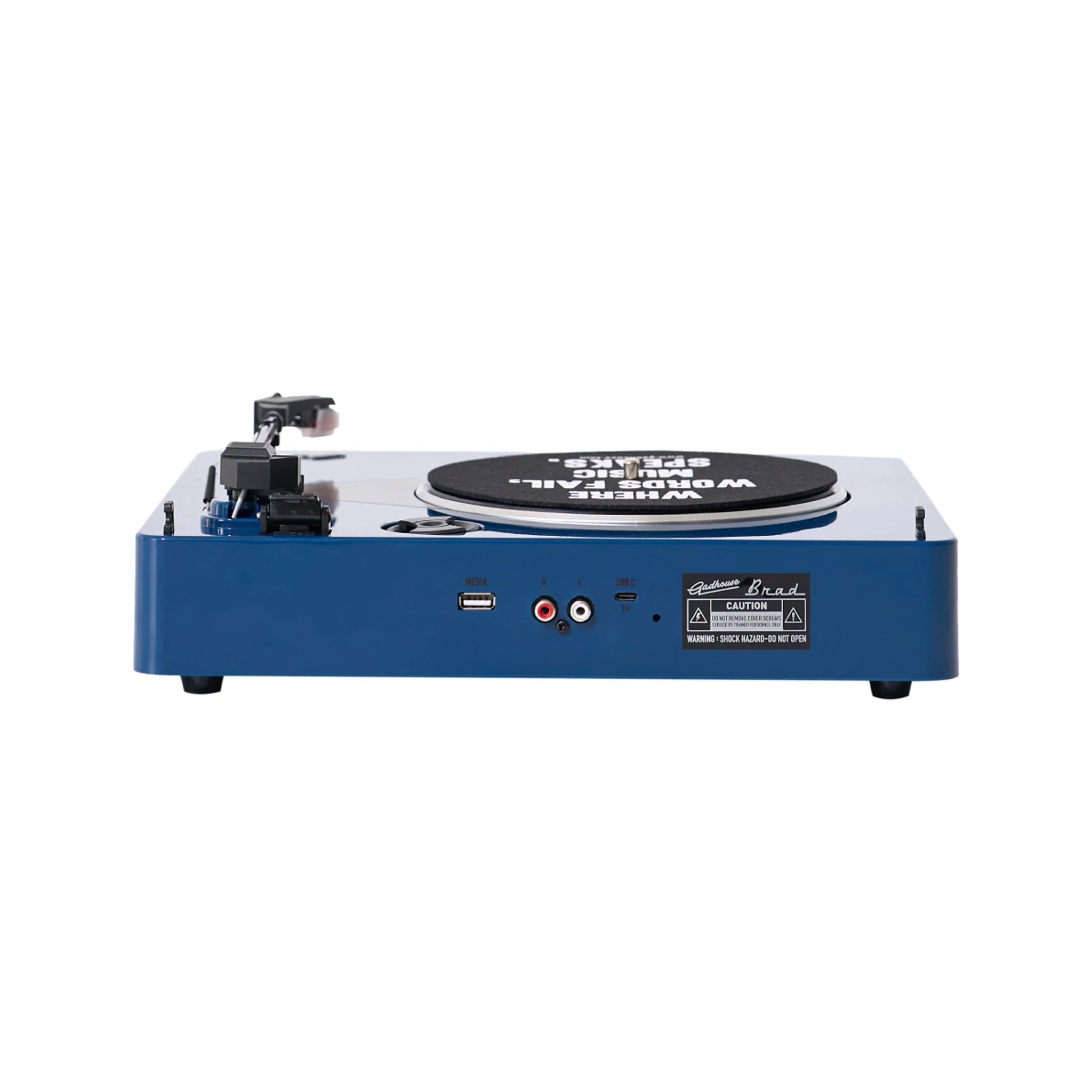 Gadhouse Brad MKII Record Player, Navy - Image 3