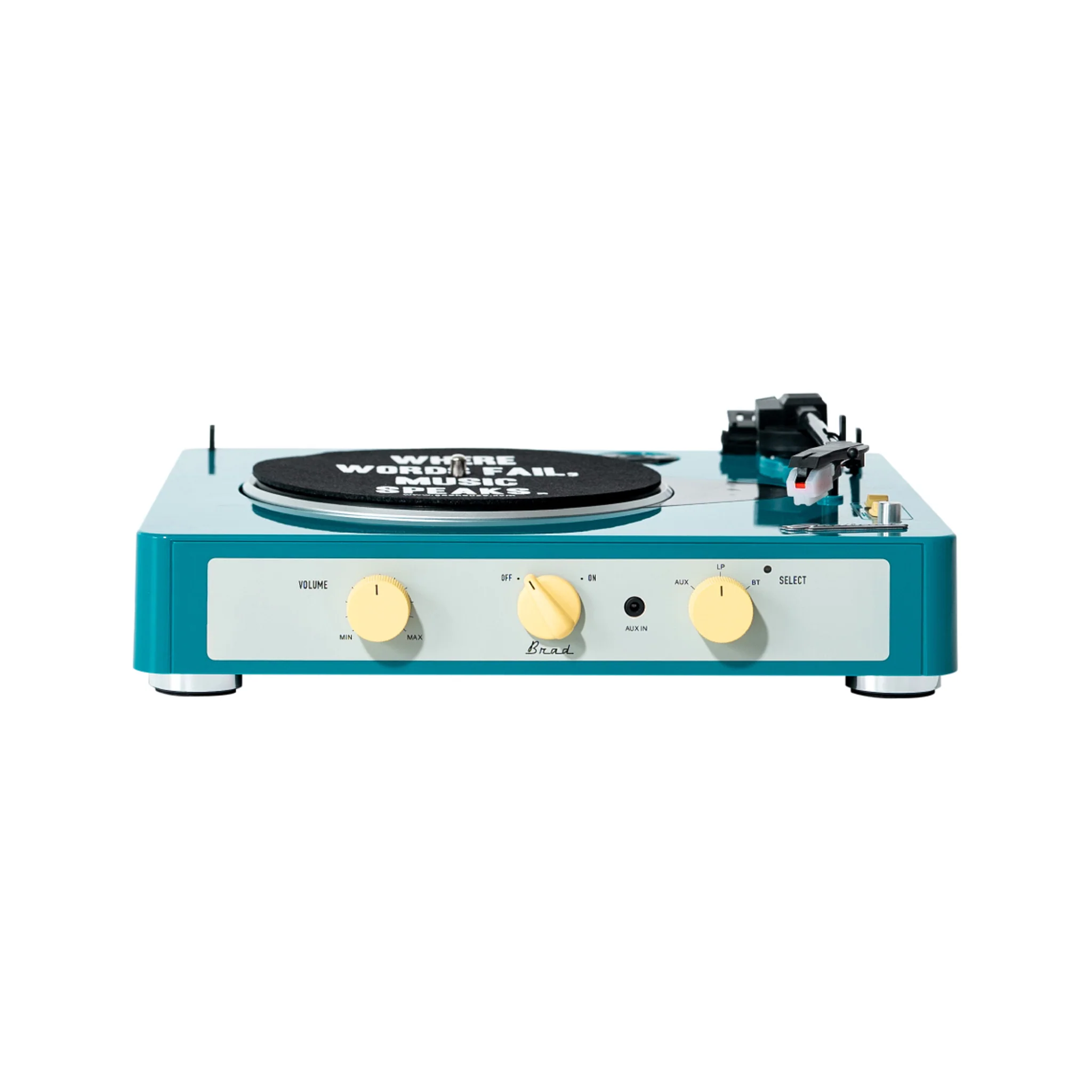 Gadhouse Brad MKII Record Player, Retro Green - Image 2