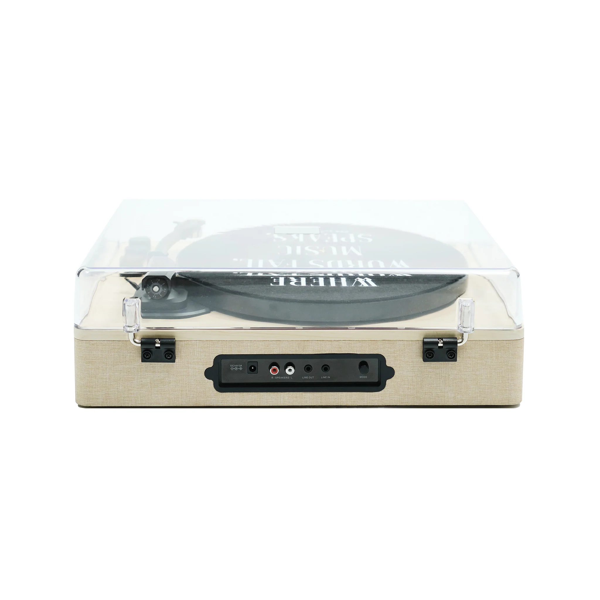 Gadhouse Dean Turntable Stereo System, Soft Sand - Image 7