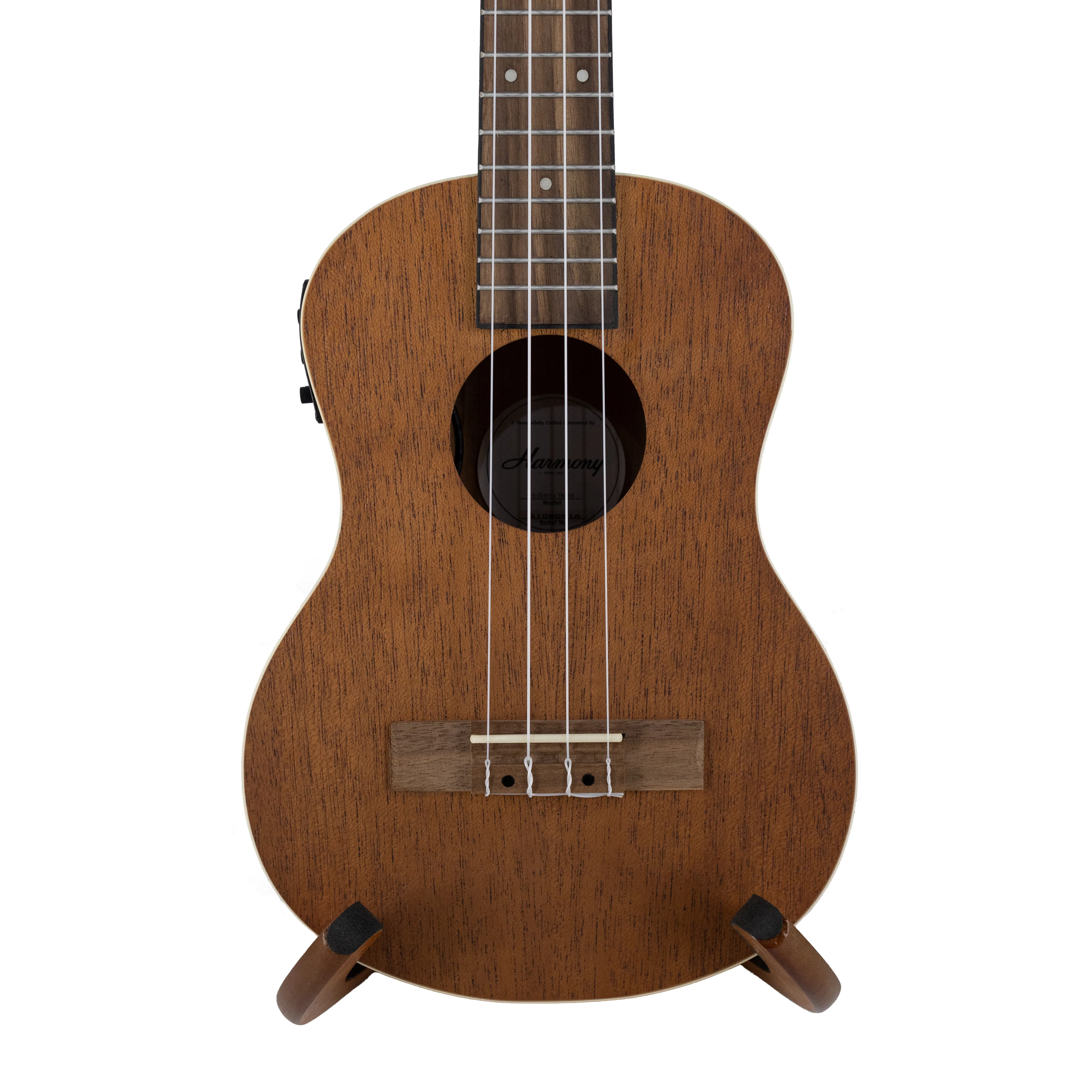 Harmony Foundation Series e-Sierra Tenor Ukulele w/Bag, Natural Satin - Image 3